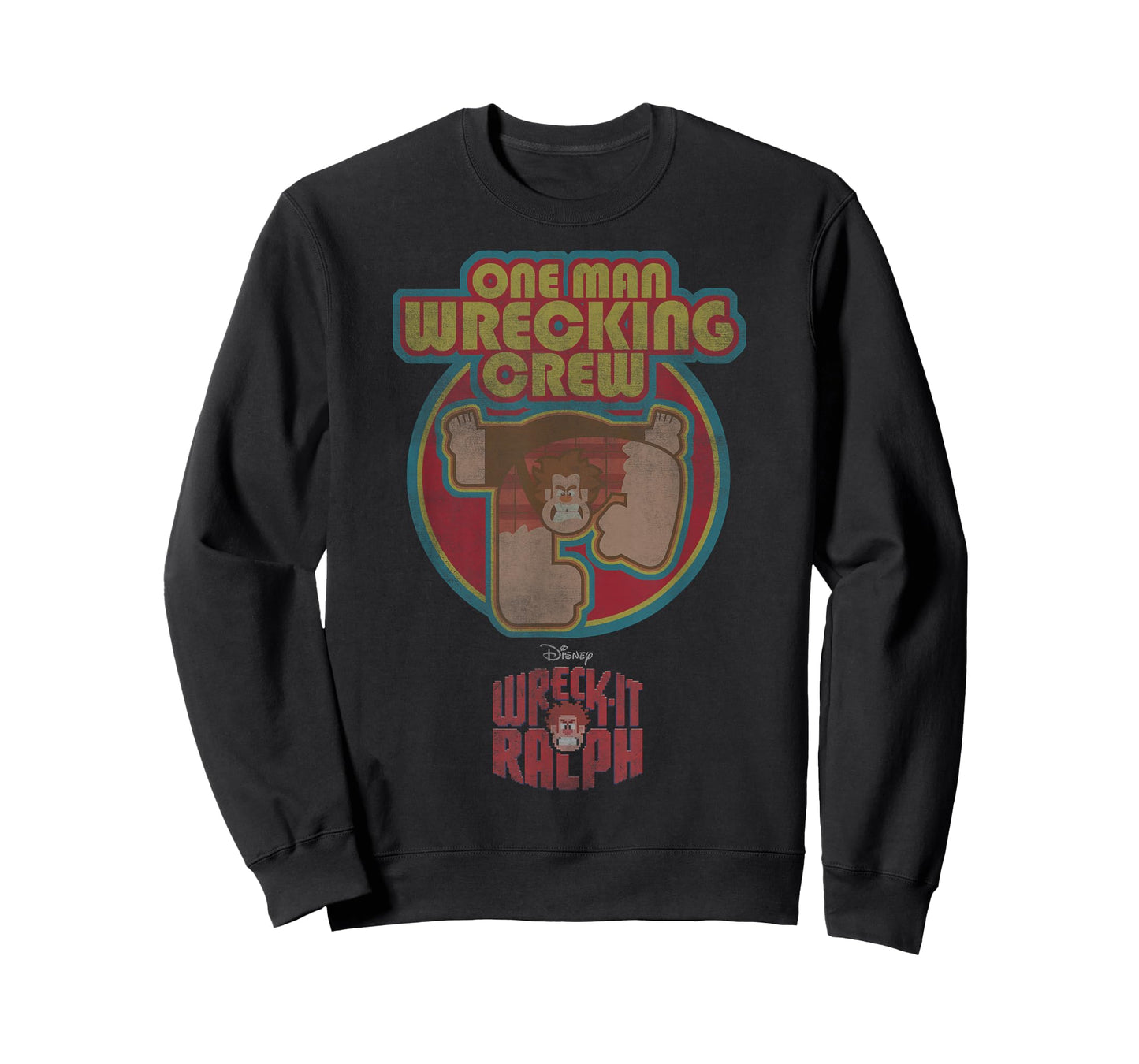 Disney Wreck-It Ralph One Man Wrecking Crew Distressed T-Shirt