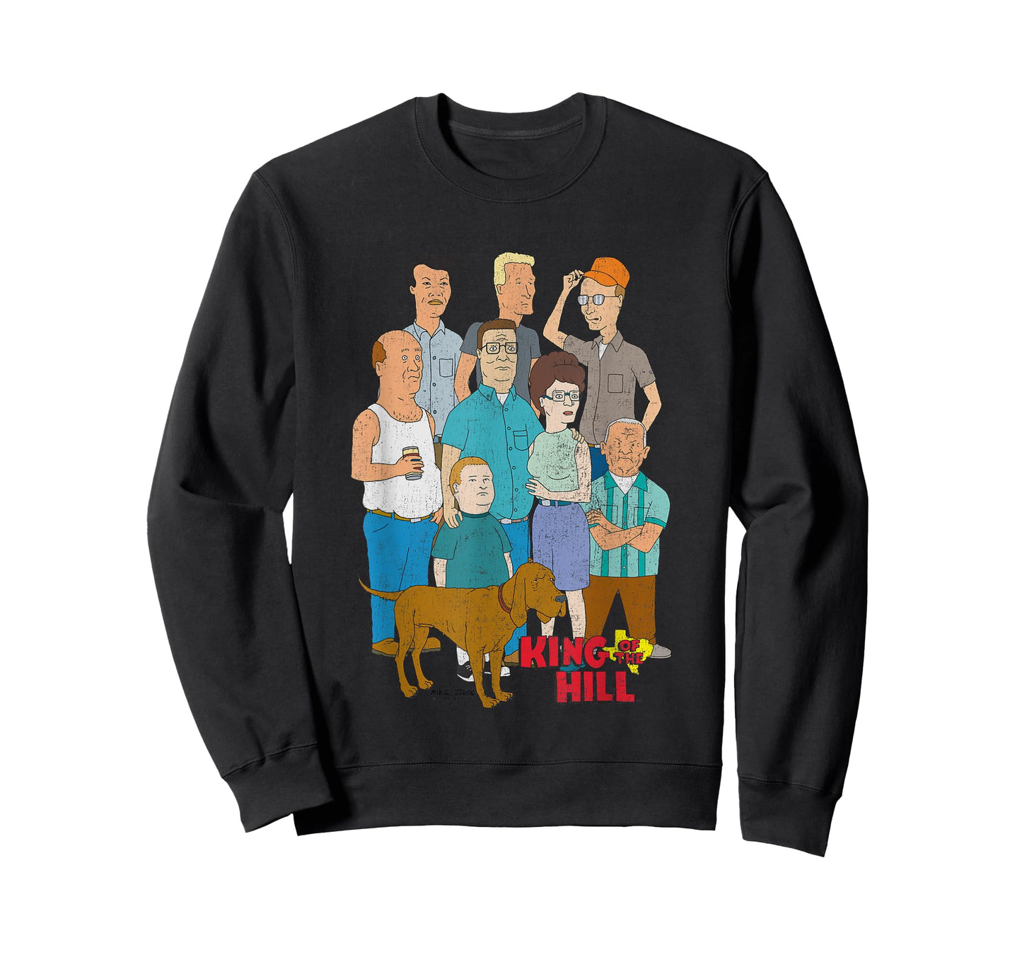 King of The Hill Iconic Characters Group Shot Retro Poster T-Shirt