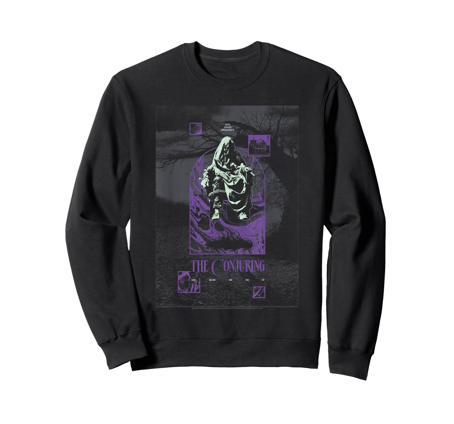 The Conjuring Poster Collage Horror Movie T-Shirt