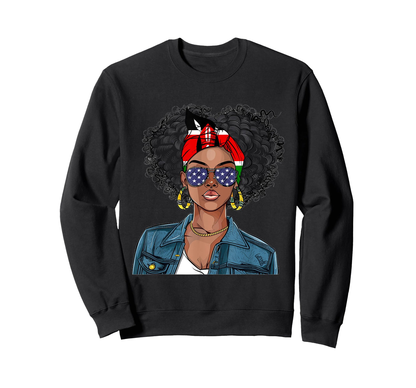 Kenyan Flag Souvenirs Woman American Dress Girl Kenya T-Shirt