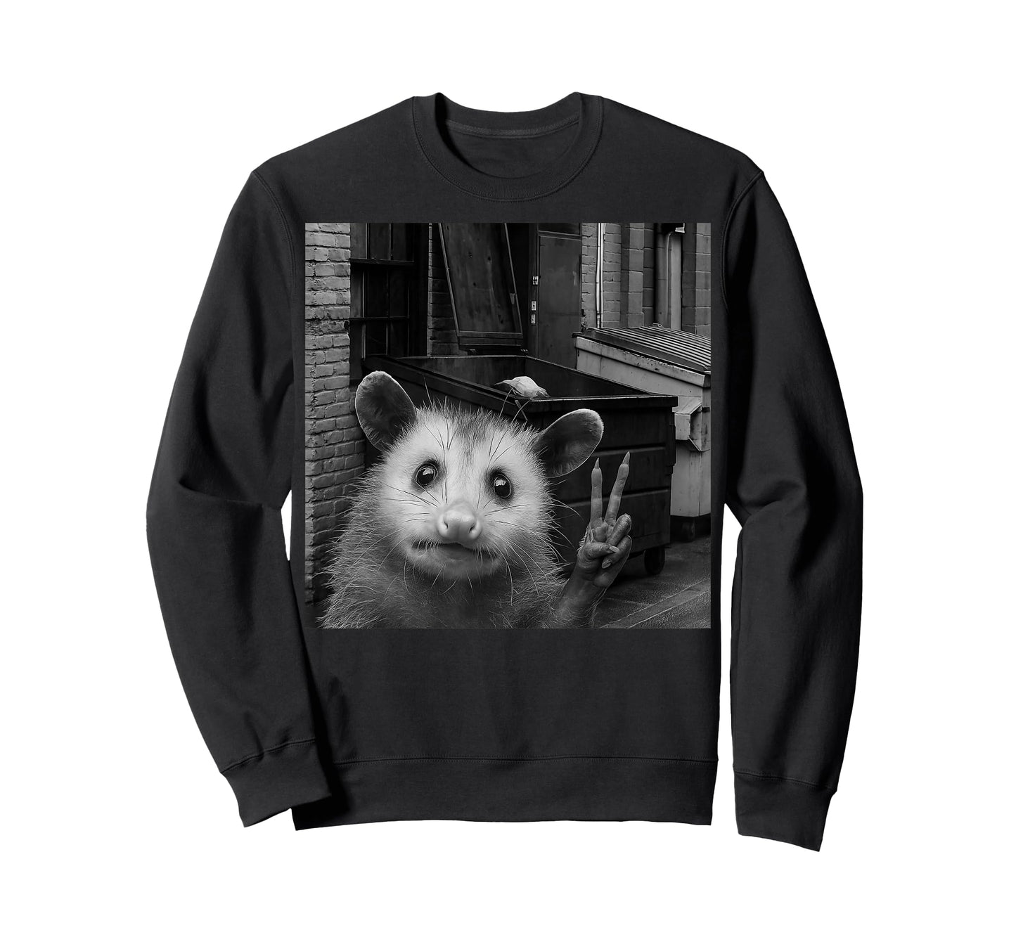 Opossum Selfie With Trash Bin Funny Gifts For Men Women Kid T-Shirt