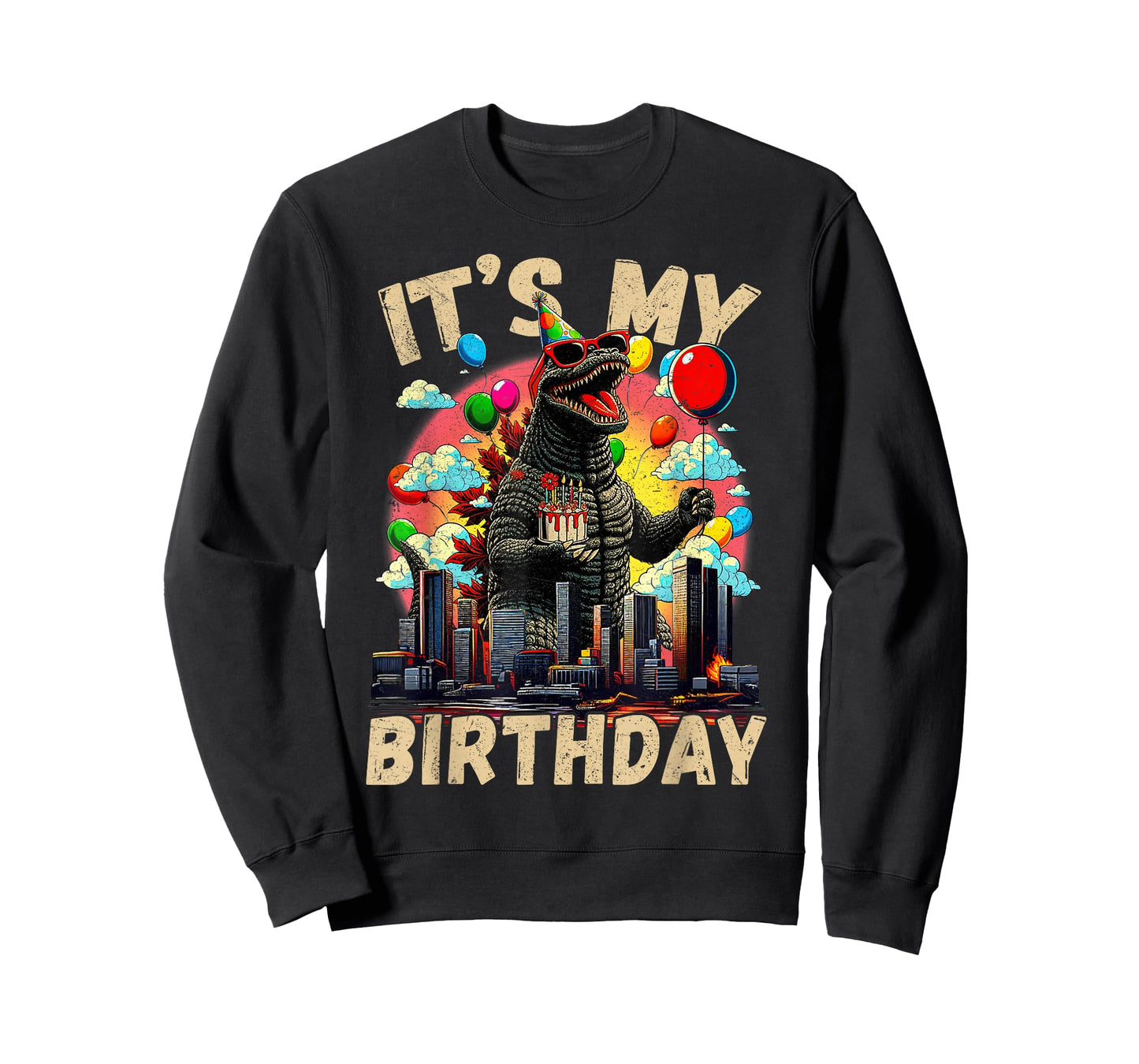 Kaiju Birthday Party Japan Monster Bday Dinosuar Decorations T-Shirt