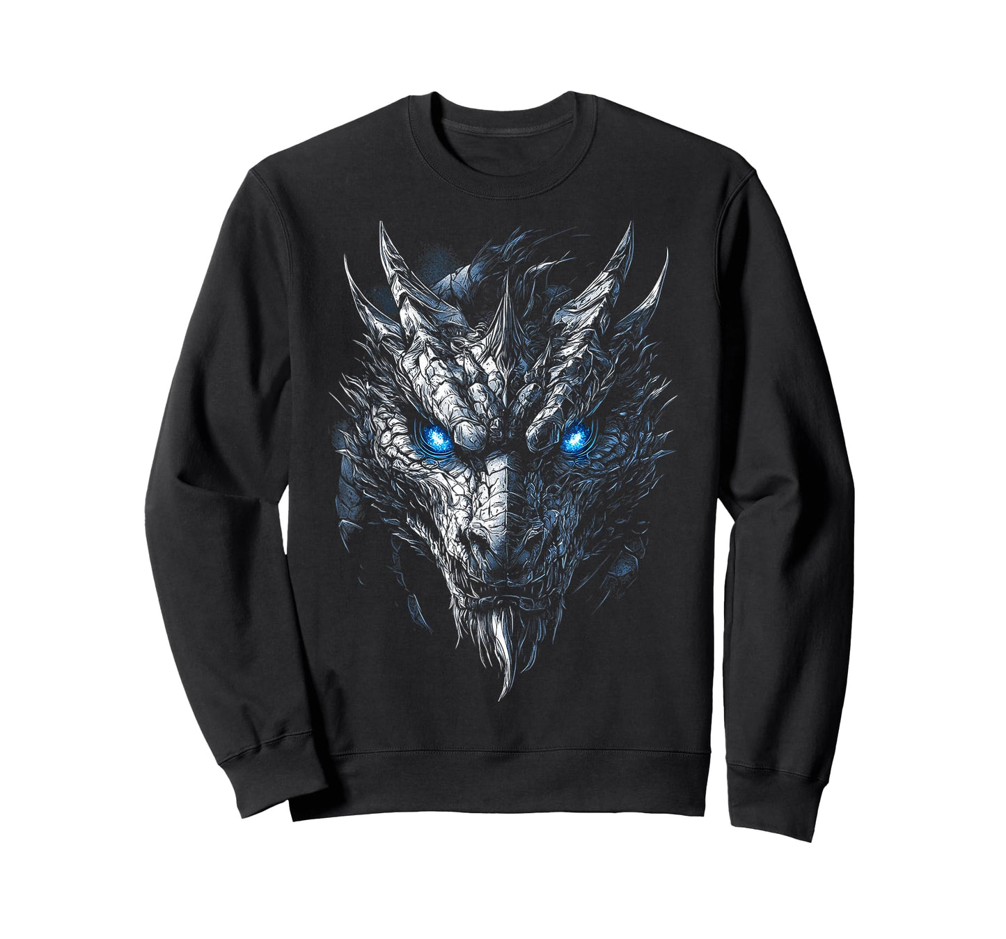 Dragon Ufo Graphic Blue Eyes Artwork Dragon T-Shirt