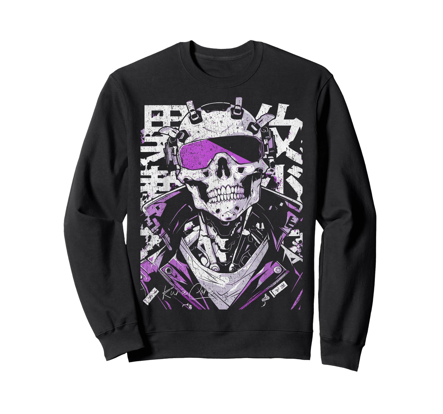 Japanese Streetwear Cyberpunk Y2K Retro Techwear Manga Anime T-Shirt