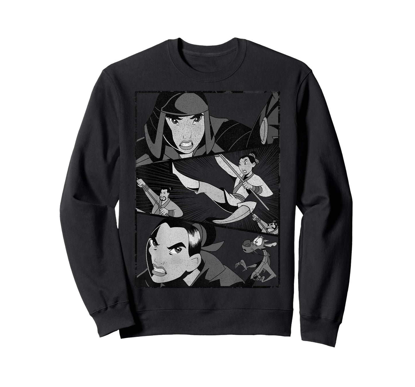 Disney Mulan Angry Warrior Princess Panel T-Shirt