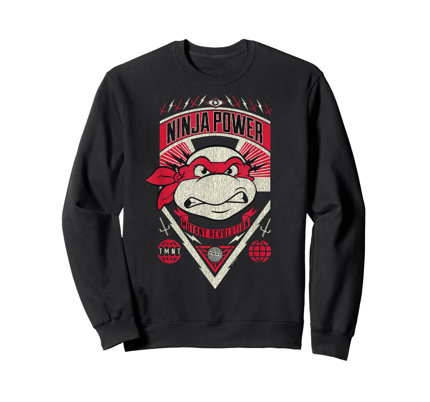 TMNT Raphael Ninja Power Poster Classic Cartoon T-Shirt