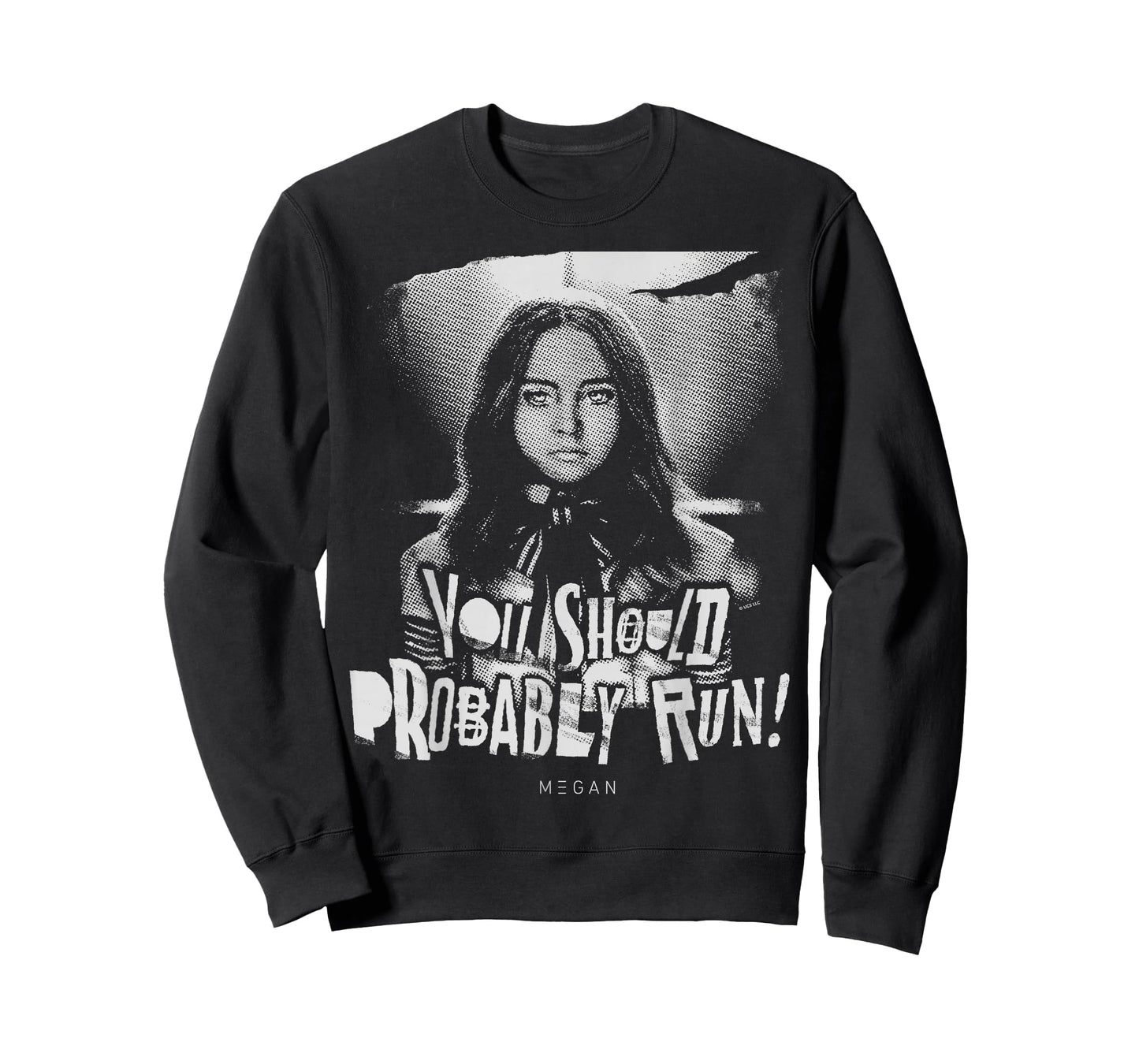 M3GAN You Should Probably Run Vintage Poster Style T-Shirt