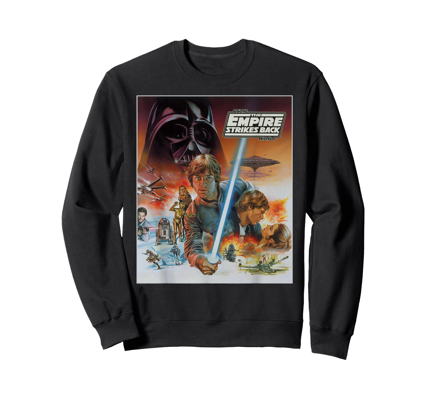 Star Wars The Empire Strikes Back Luke Skywalker Vintage T-Shirt