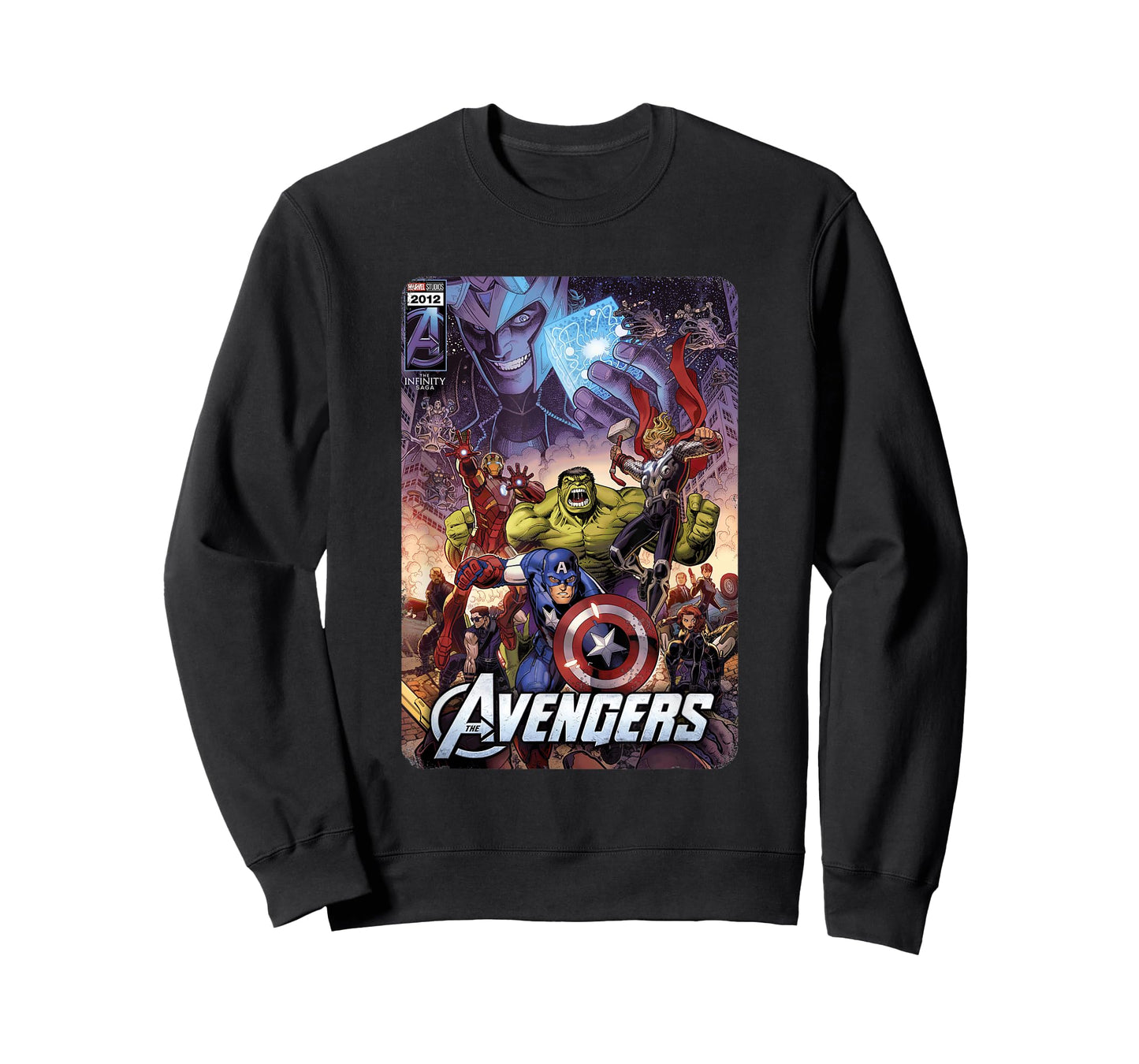 Marvel The Avengers Infinity Saga comic cover T-Shirt