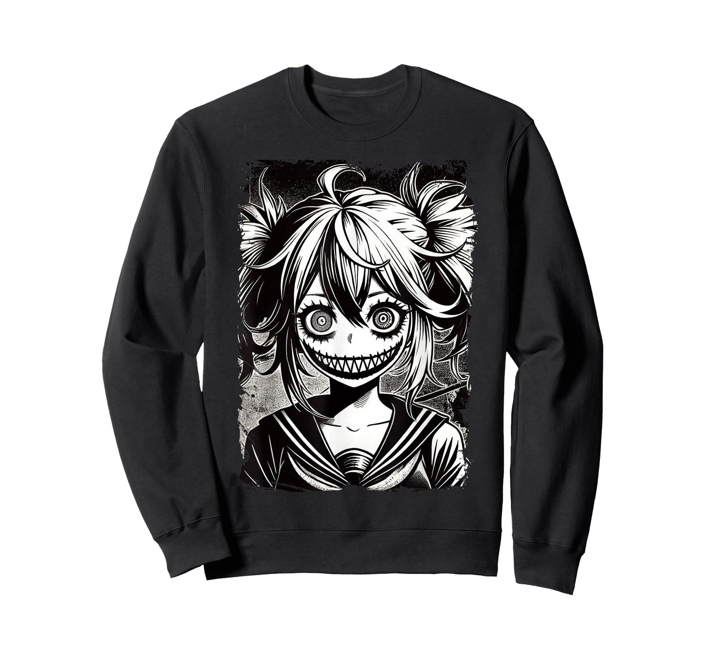 Anime Horror Manga, Aesthetic Japanese Creepy Kawaii Goth T-Shirt