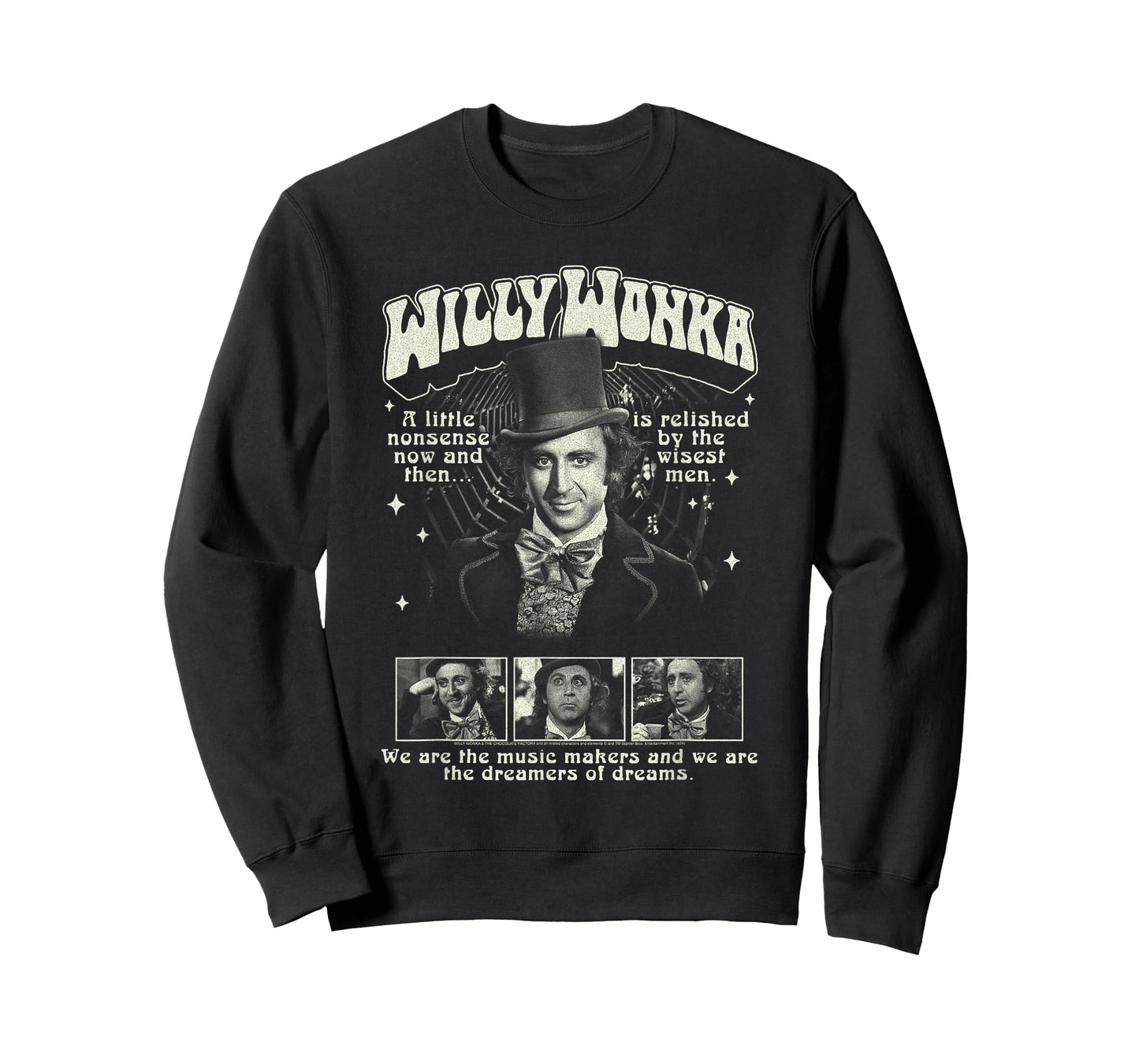 Willy Wonka and The Chocolate Factory Wonka Collage Movie T-Shirt
