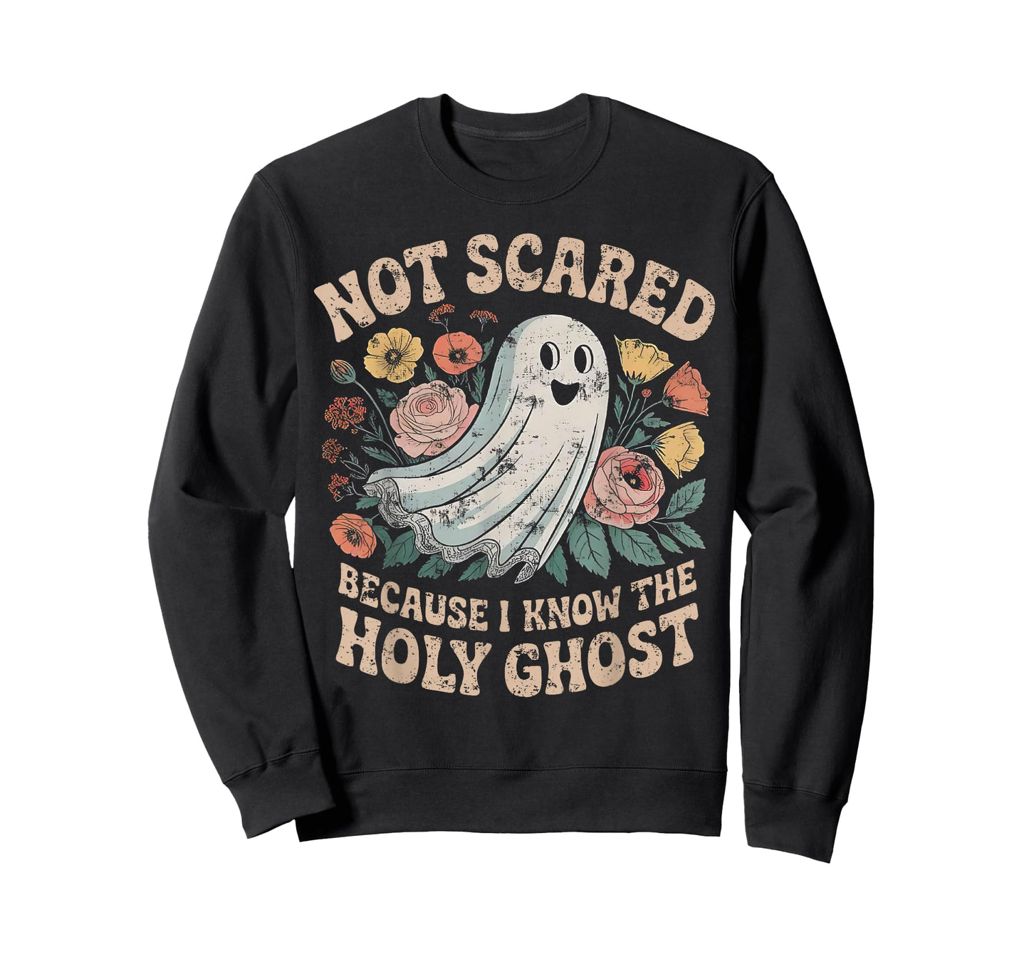 Not Scared Because I Know The Holy Ghost Christian Halloween T-Shirt