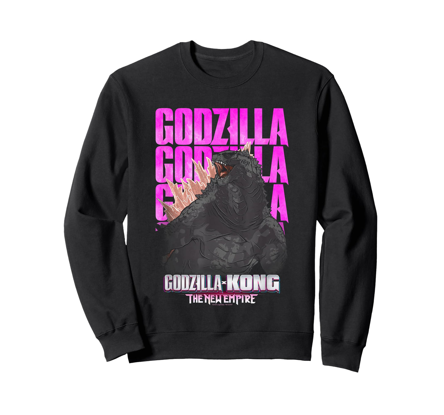 Godzilla X Kong: The New Empire Movie Godzilla Repeating T-Shirt