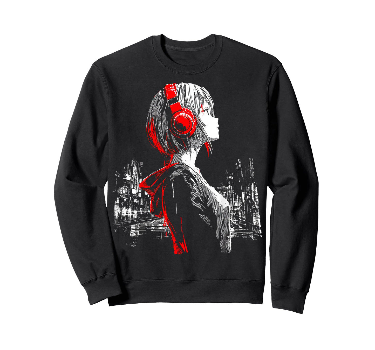 Anime Headphones Girl T-Shirt