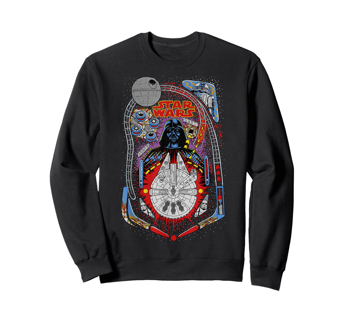 Star Wars Darth Vader Death Star Pinball T-Shirt