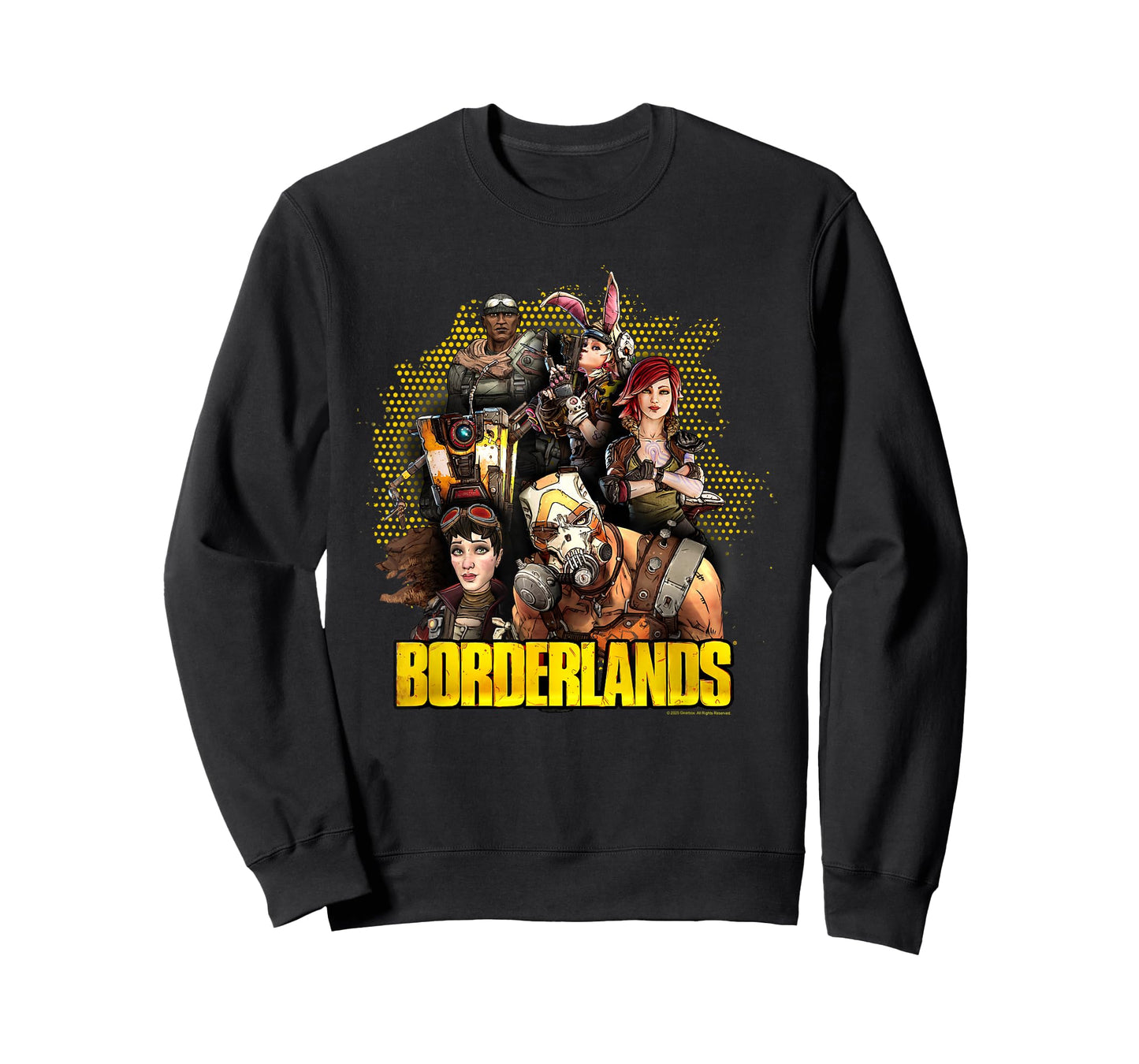 Borderlands Full Cast Collage with Logo Video Game T-Shirt