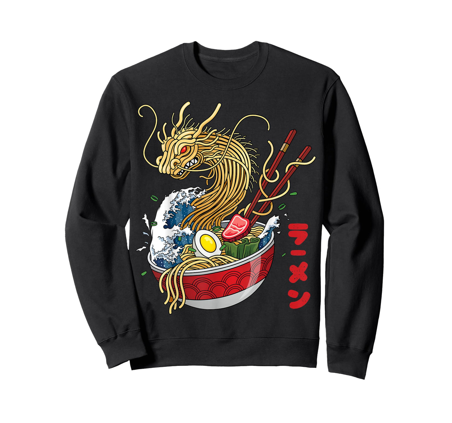 Ramen Dragon Kanagawa Japanese Food Kaiju Kawaii Ramen T-Shirt