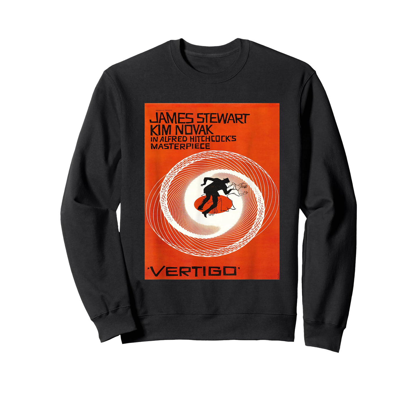 Vertigo Vintage Movie Poster, Noir Thriller Acrophobia Film T-Shirt
