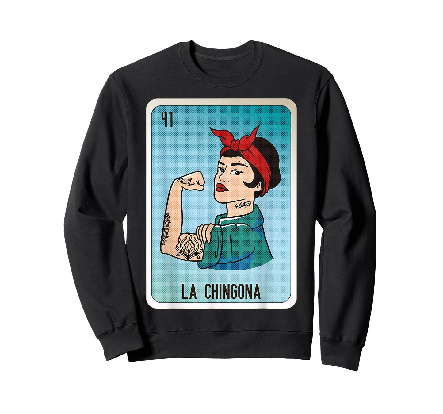 La Chingona Mexican Slang Chicano Bingo Cards T-Shirt