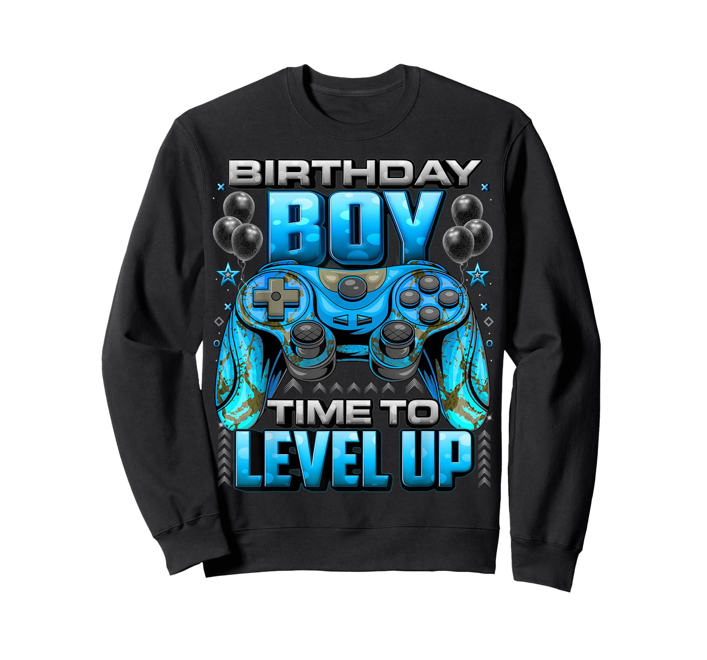 Birthday Boy Time to Level Up Shirt Video Gamer Birthday Boy T-Shirt