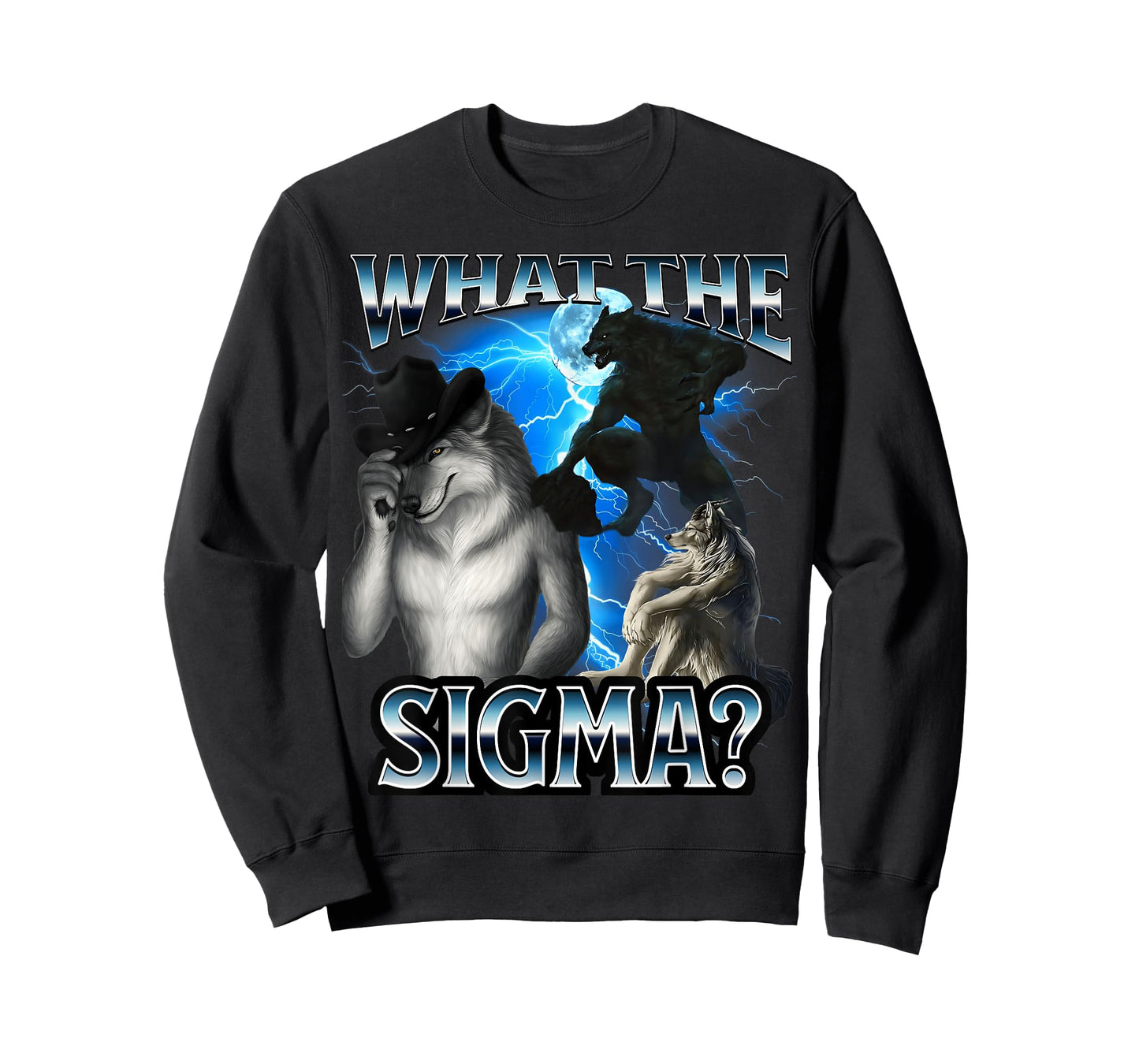 Funny Alpha Wolf Meme What The Sigma Bootleg T-Shirt