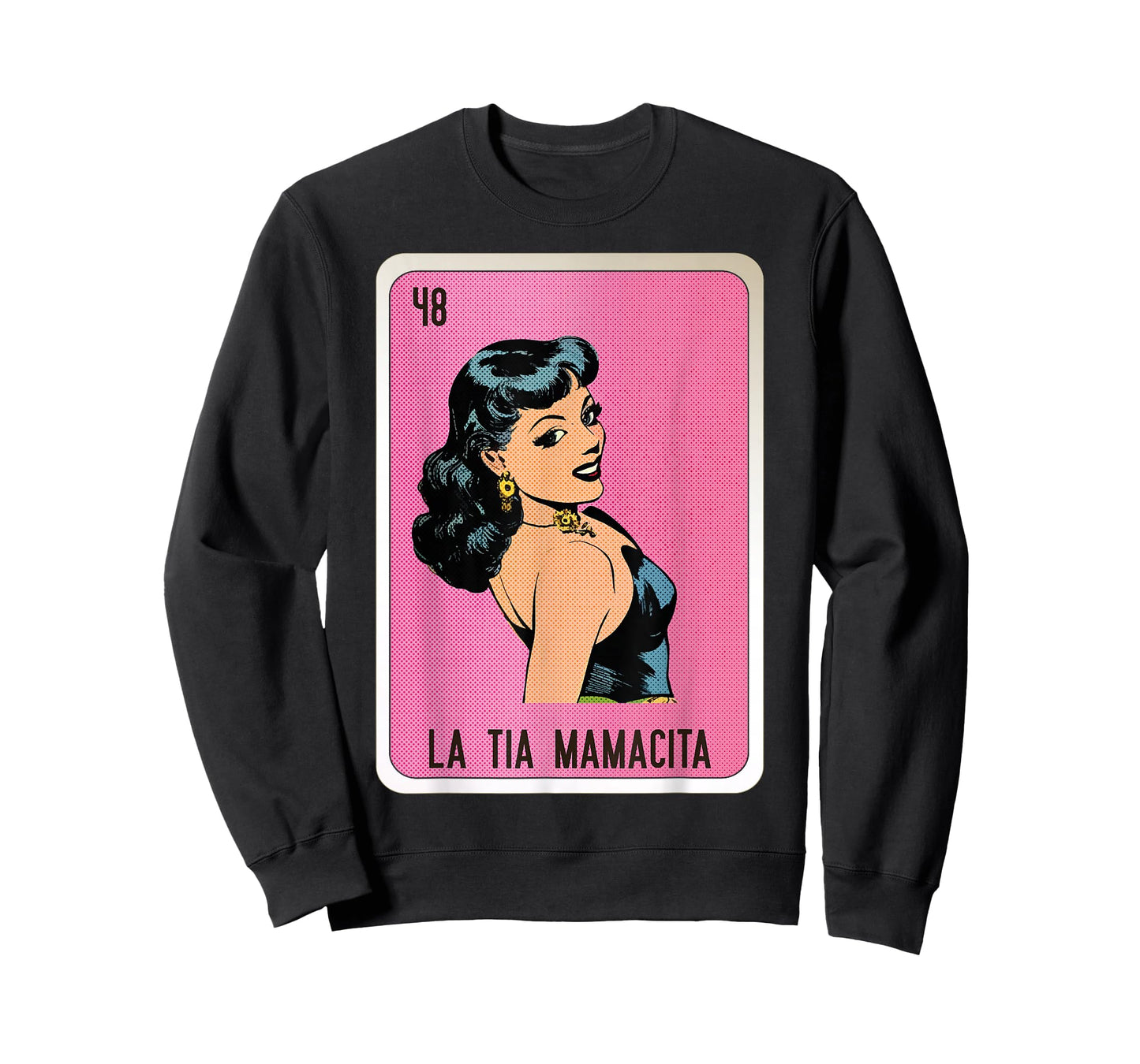 La Tia Mamacita Mexican Slang Chicano Bingo Cards T-Shirt