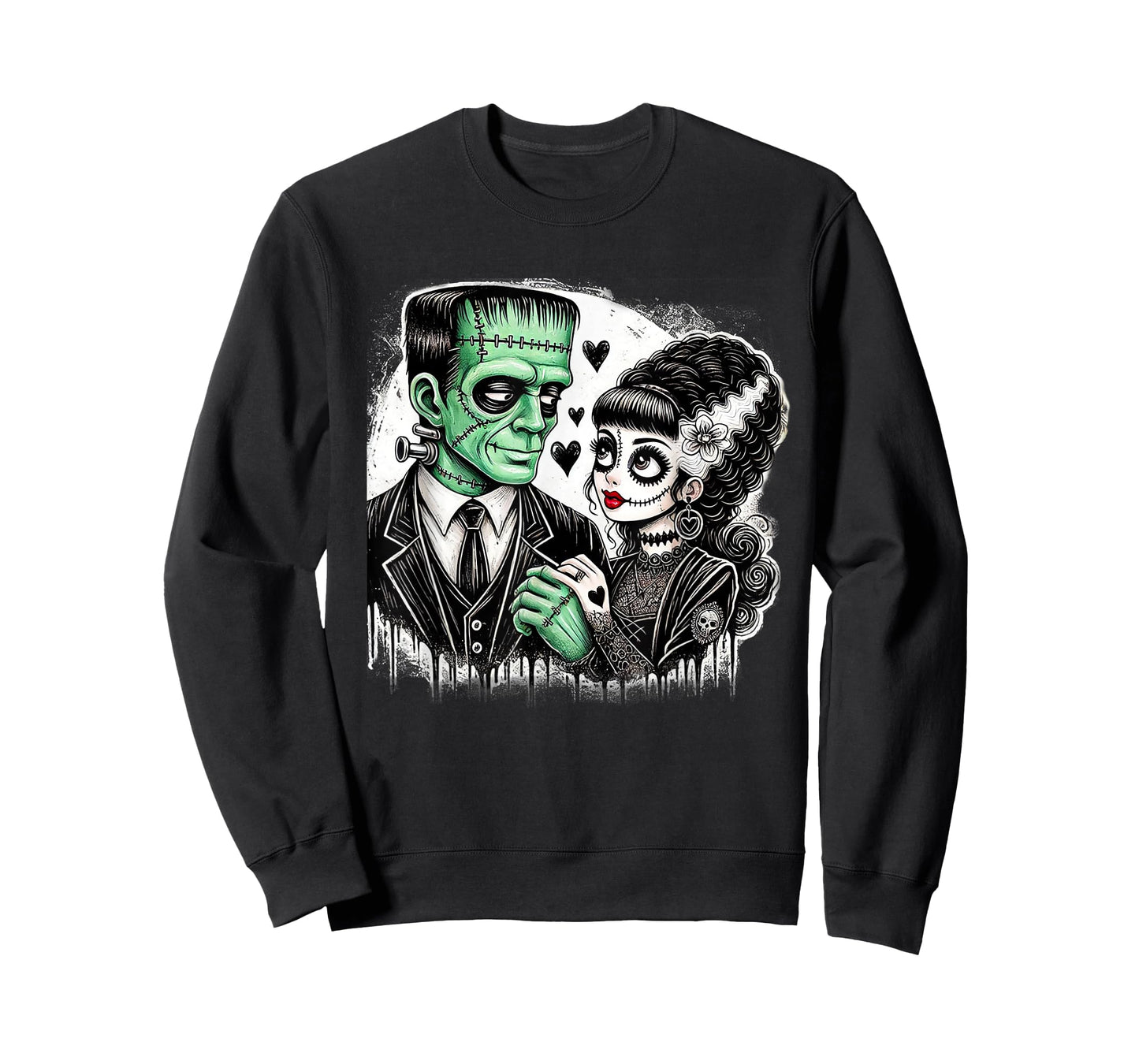 halloween lovers frankenstein skeleton for men women family T-Shirt
