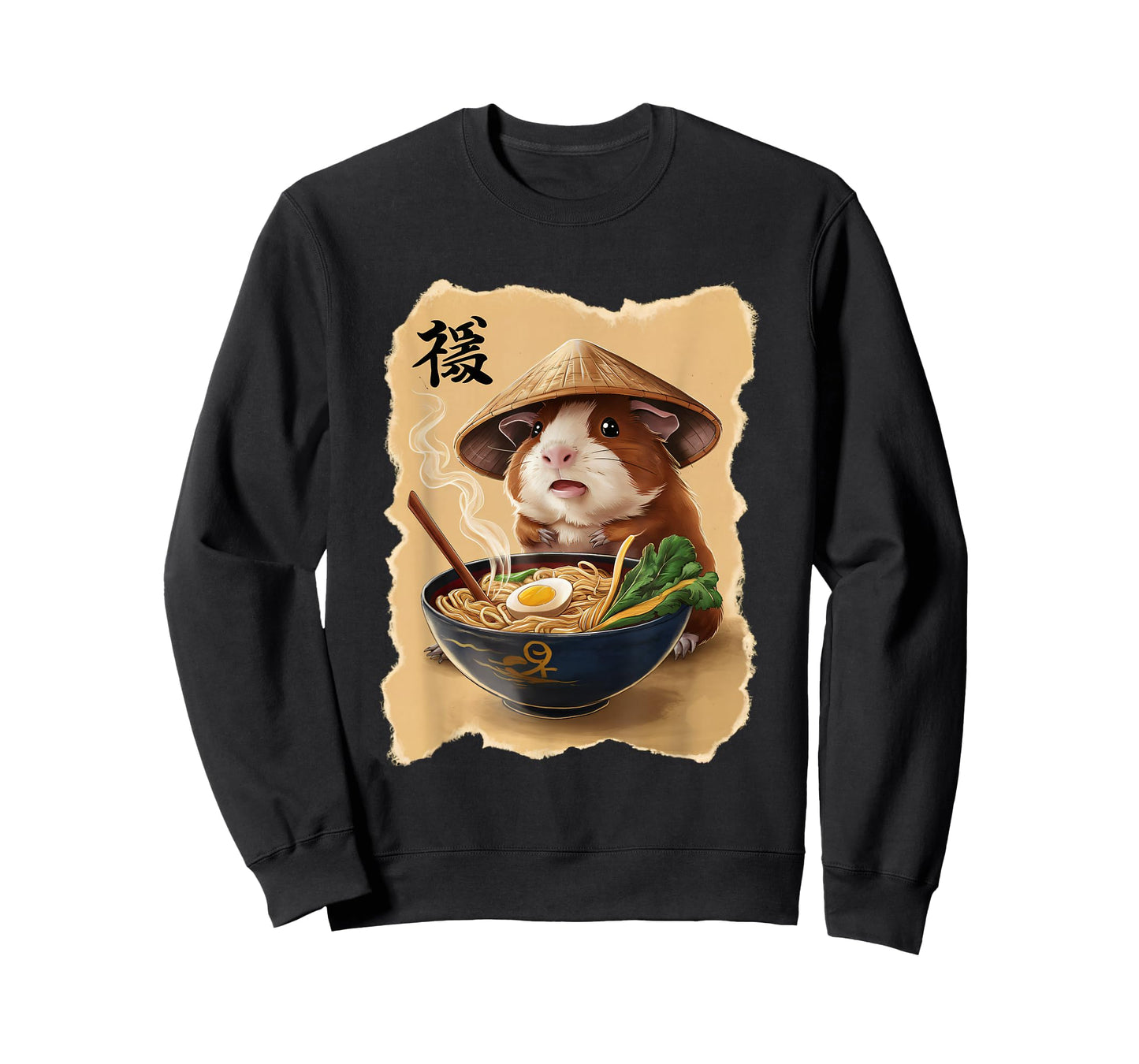 Guinea Pig Men Woman Kawaii Eating Ramen Japanese Guinea Pig T-Shirt