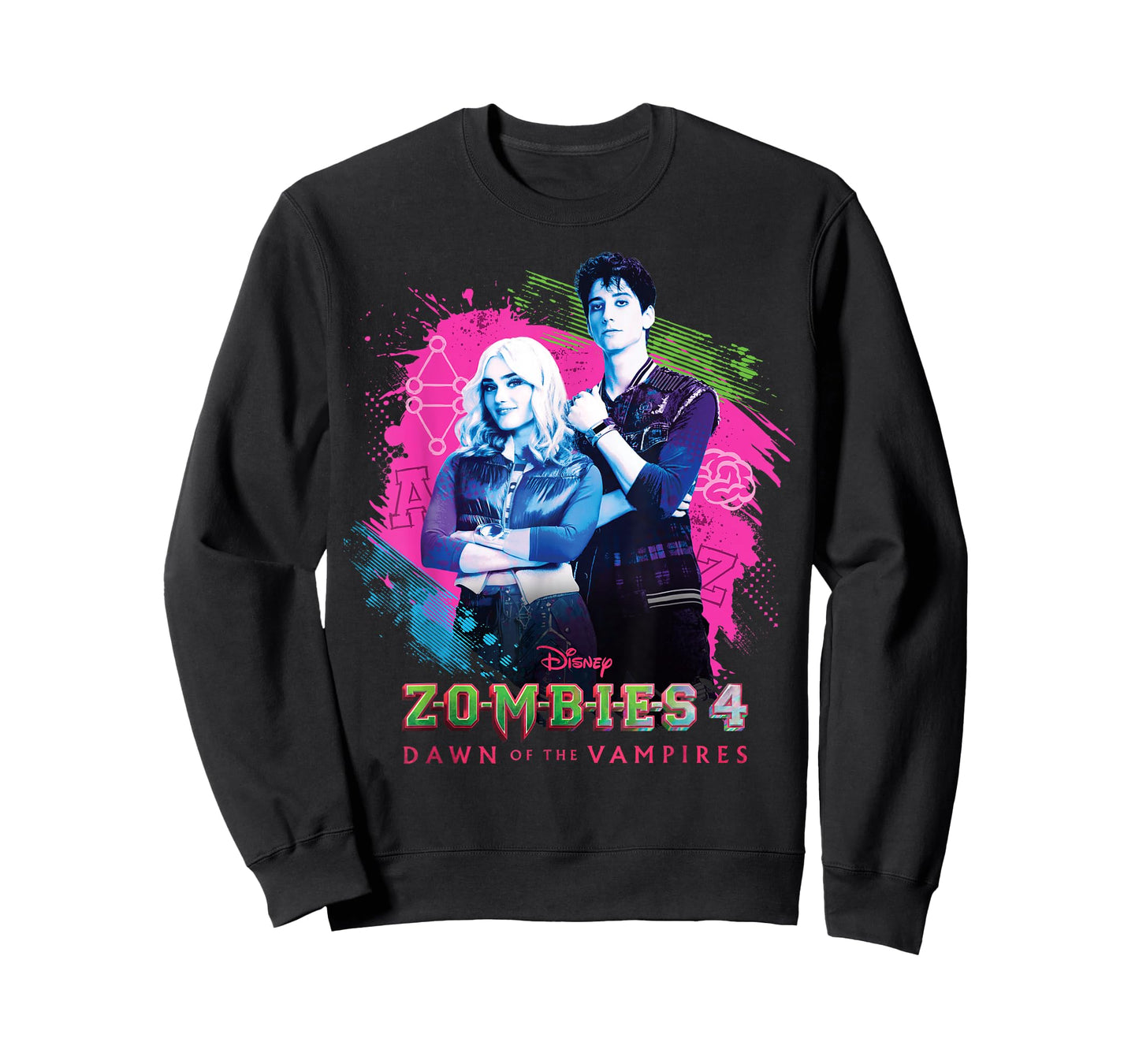 Disney Zombies 4: Dawn of The Vampires Movie Zed & Addison T-Shirt