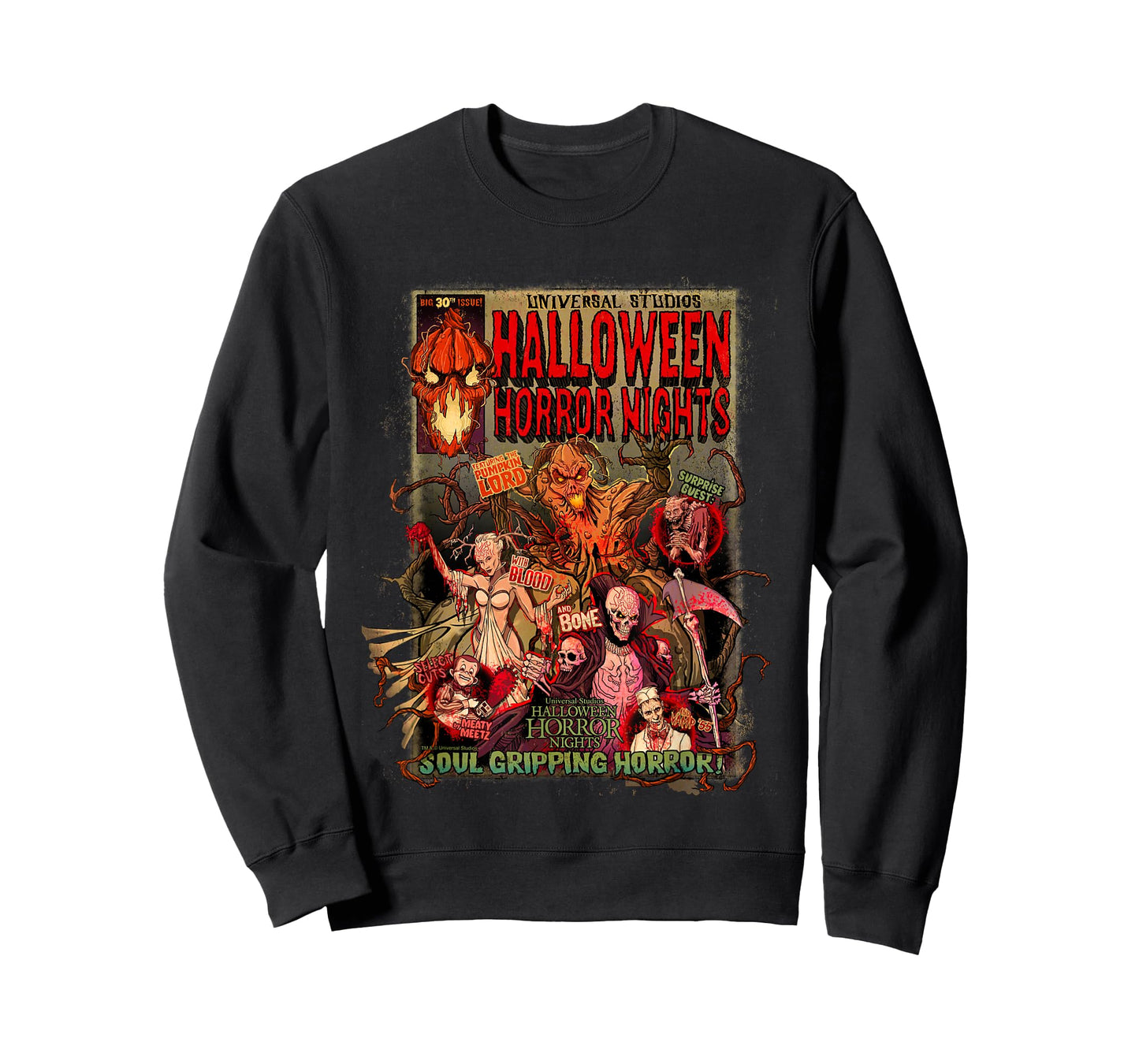 Halloween Horror Nights HHN The Pumpkin Lord Comic T-Shirt