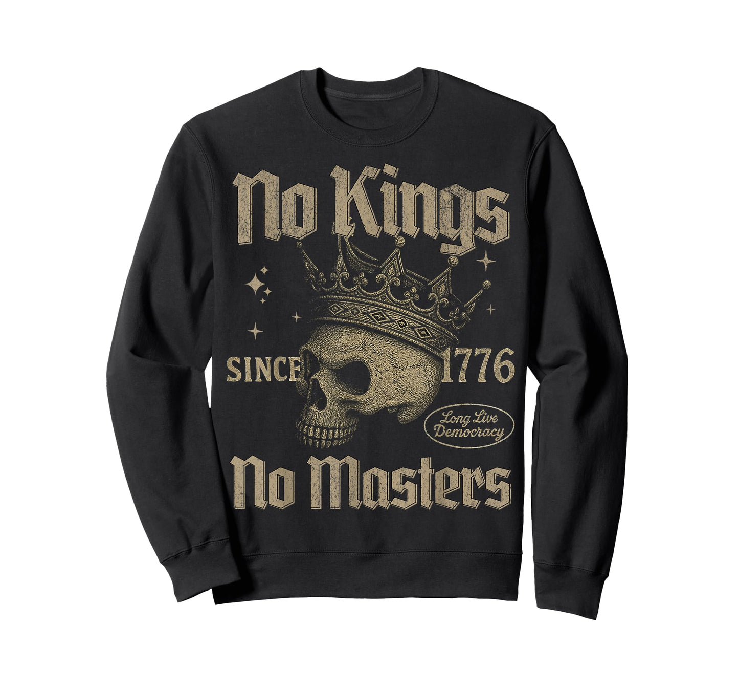 Retro No Kings Masters Since 1776 Crown No Kings October 18 T-Shirt