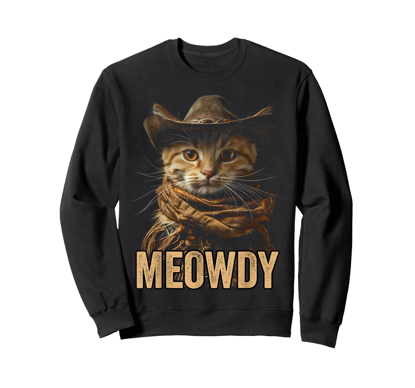 Meowdy Cat Shirt Meowdy Cowboy Cat Country Western Funny Cat T-Shirt