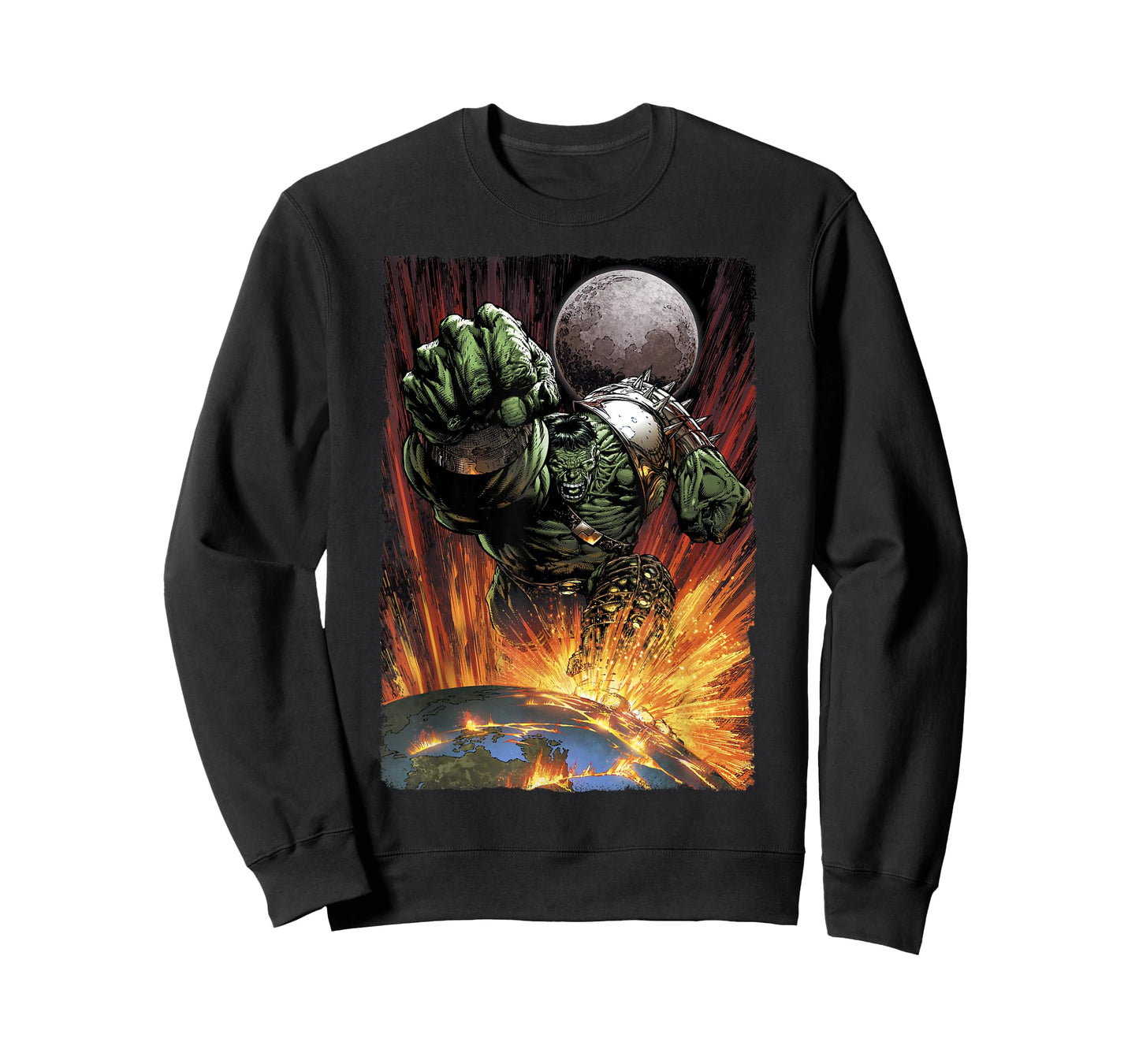 Marvel Comics Retro Classic World War Hulk Planet Explosion T-Shirt