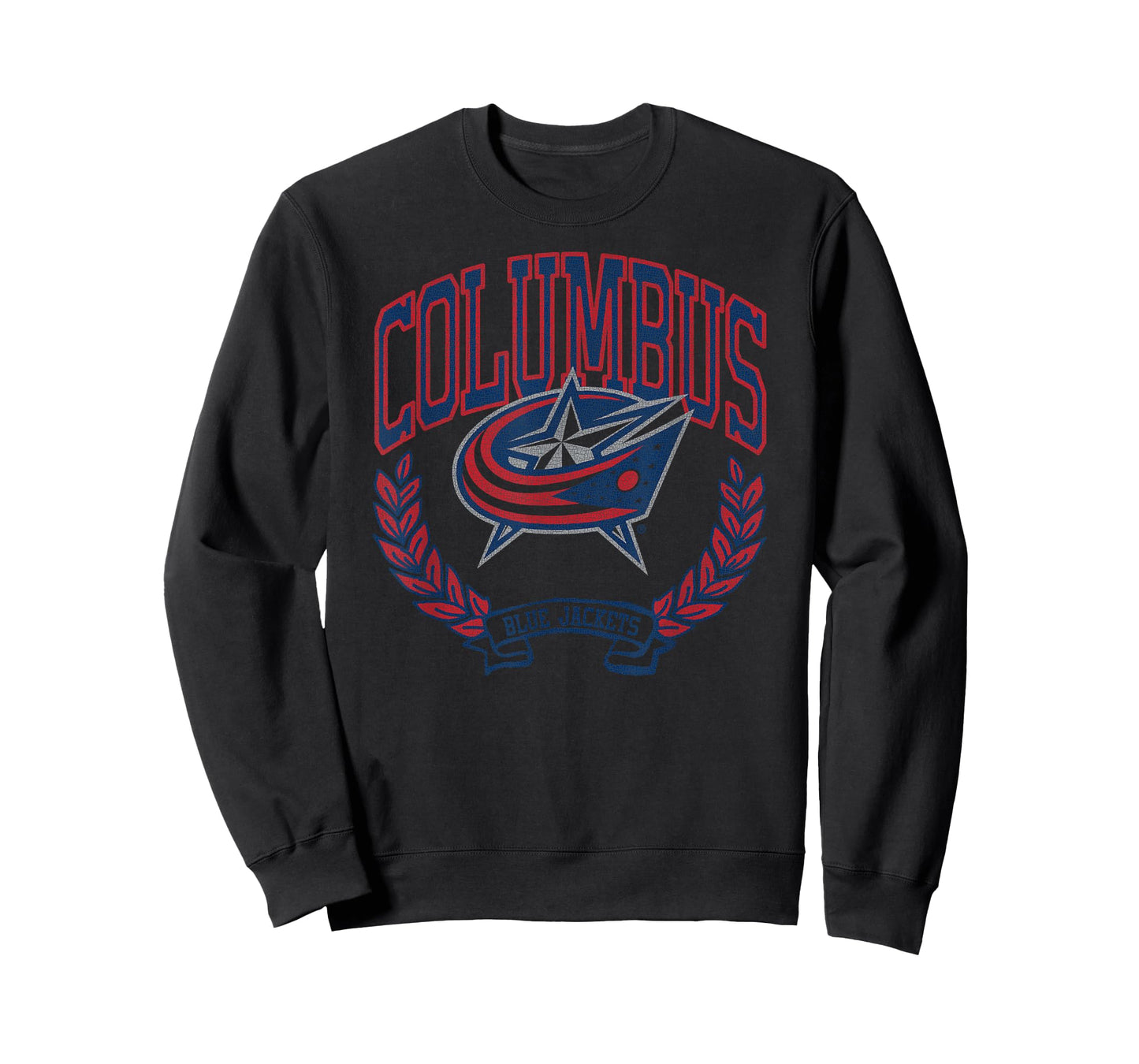 Columbus Blue Jackets Vintage Victory White Licensed T-Shirt