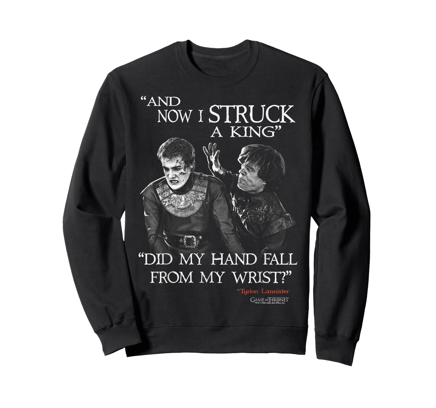 Game Of Thrones Tyrion & Joffrey And Now I Struck A King T-Shirt