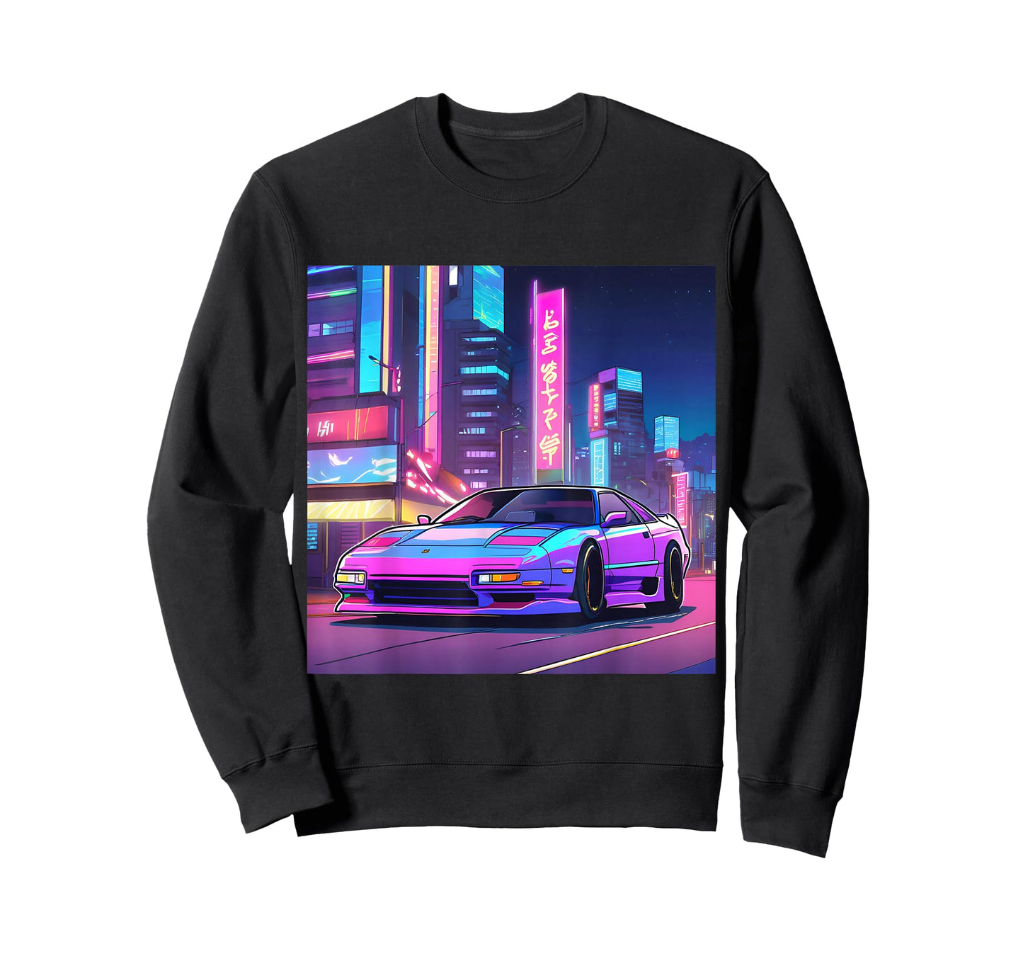 JDM Tokyo Skyline Retro Japanese Race Car Anime Style Gift T-Shirt