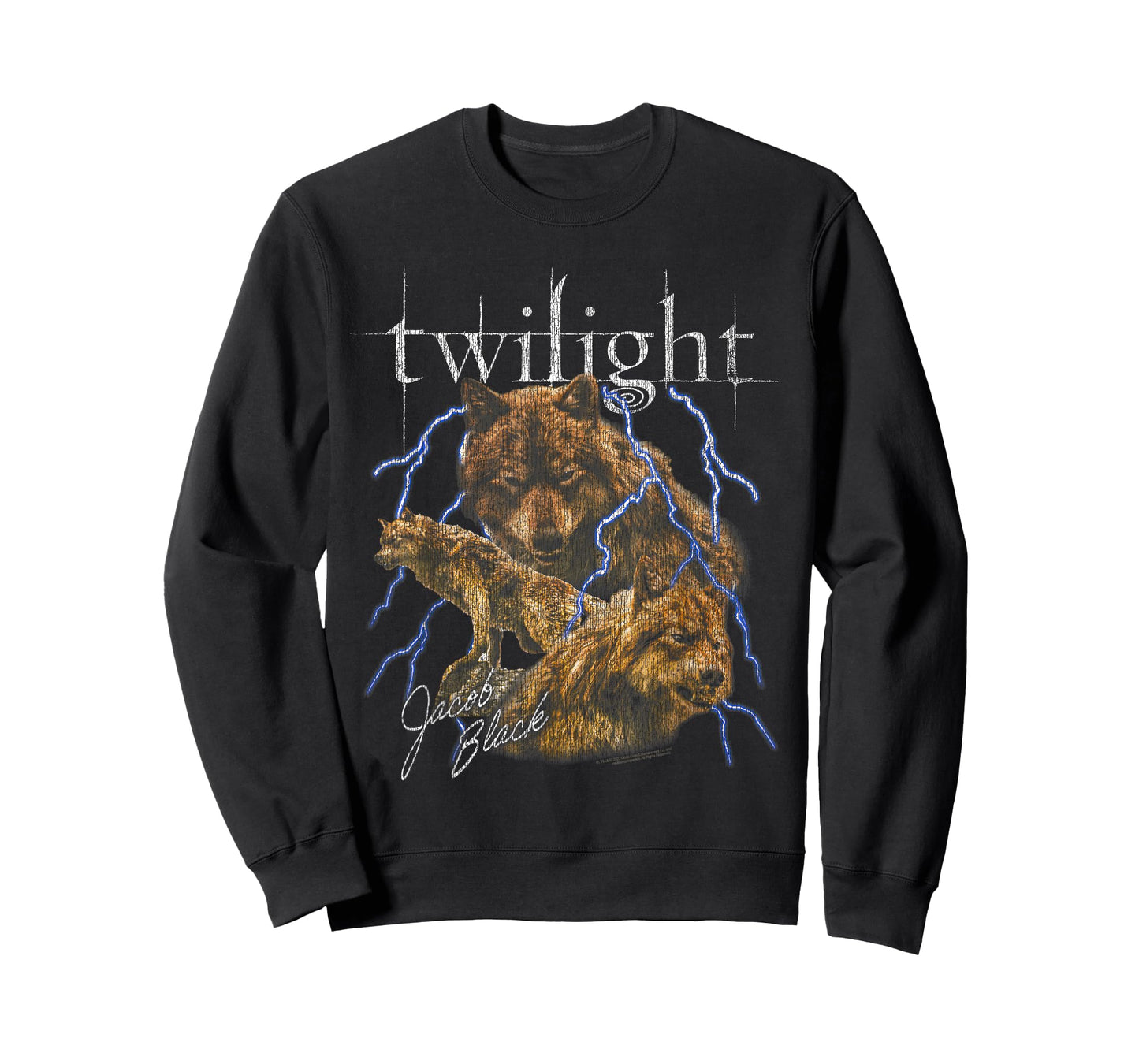 Twilight Saga Jacob Black Three Wolf Moon Werewolf Movie T-Shirt