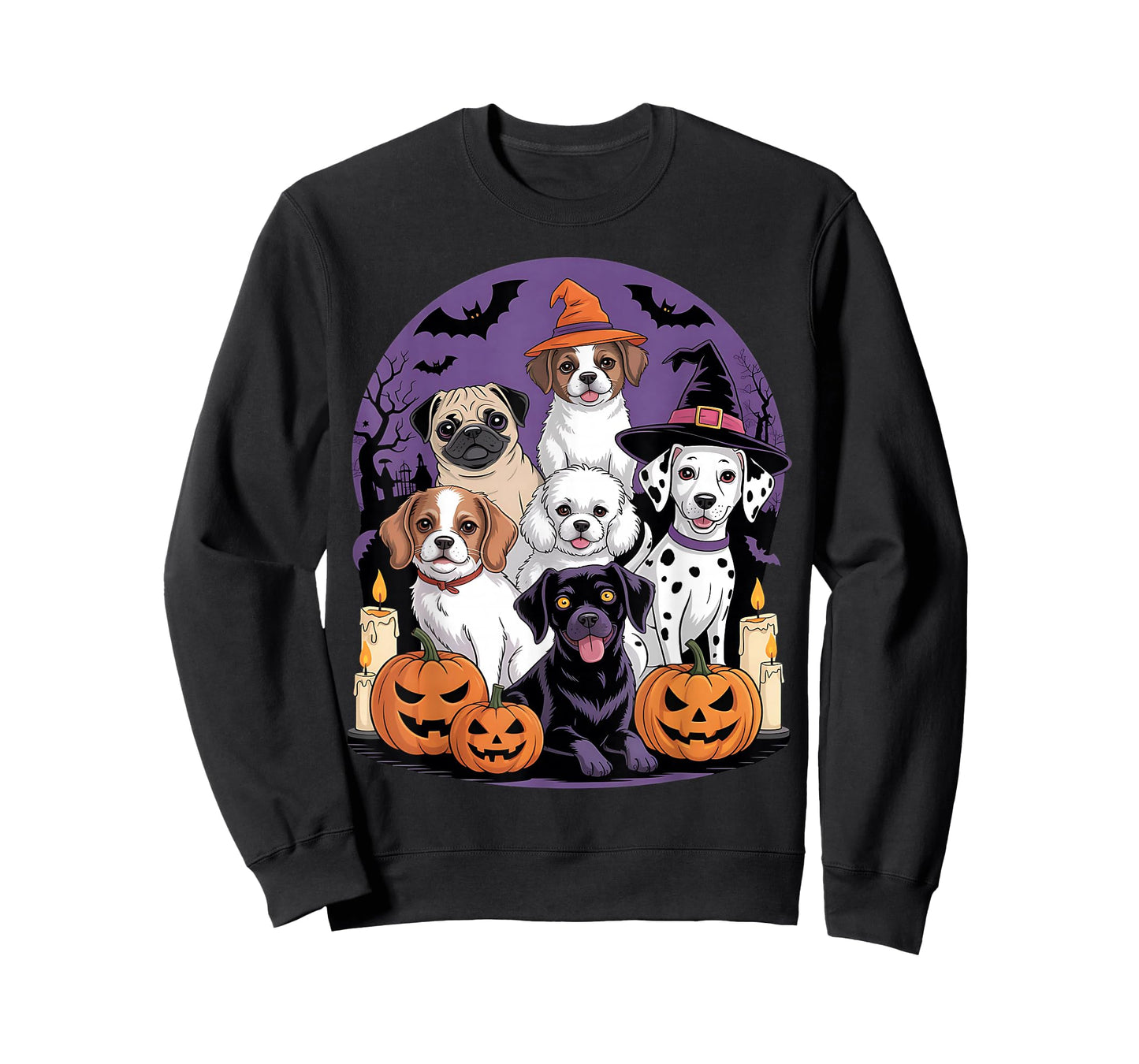 Dog Ghost Cute Dog Dressed As Ghost Funny Halloween Dog T-Shirt