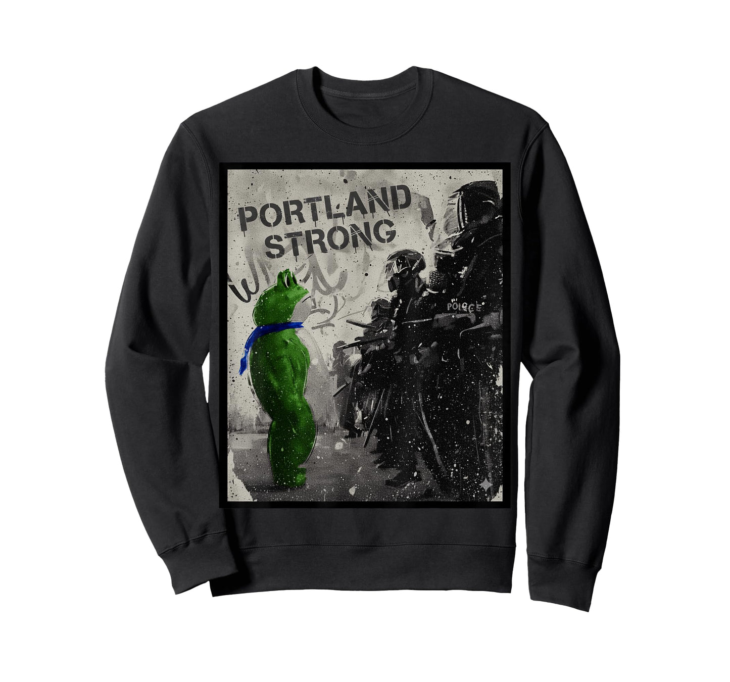 Portland Strong Portland Frog Resist No Kings October 18 T-Shirt