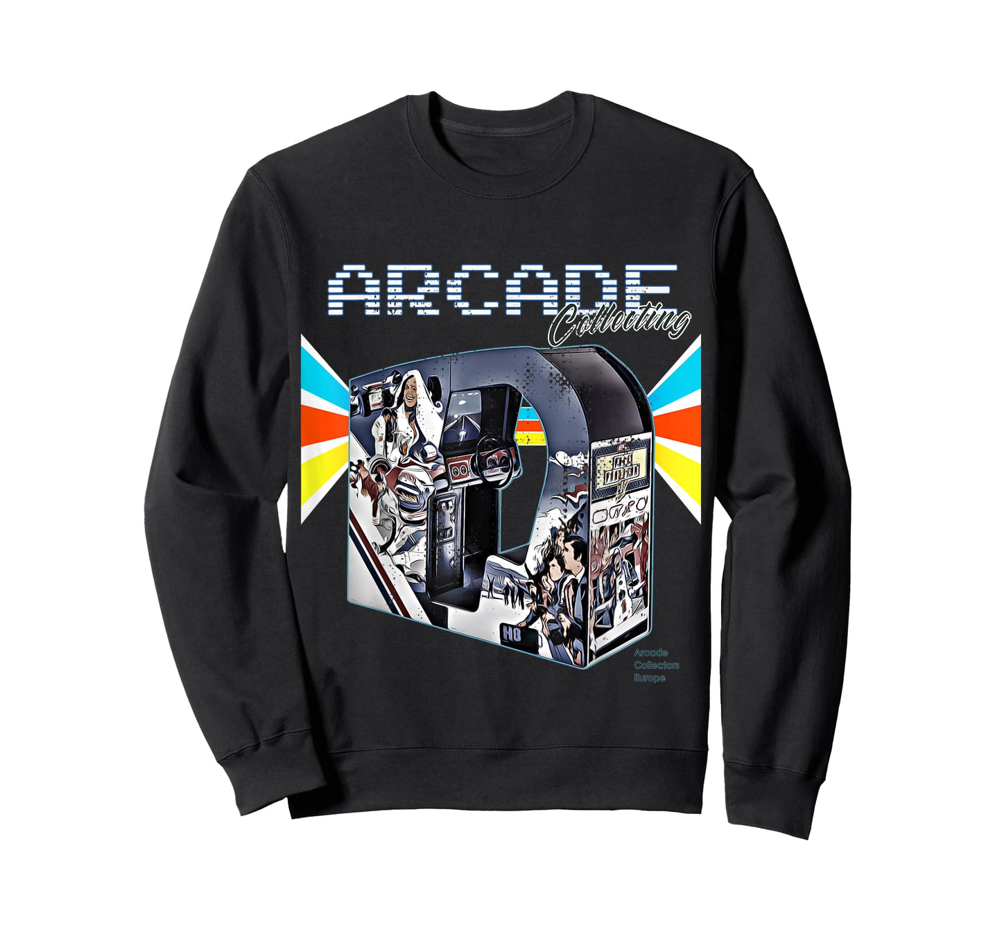Arcade cabinet machine 1970 1980 1990 Video Game Collection T-Shirt