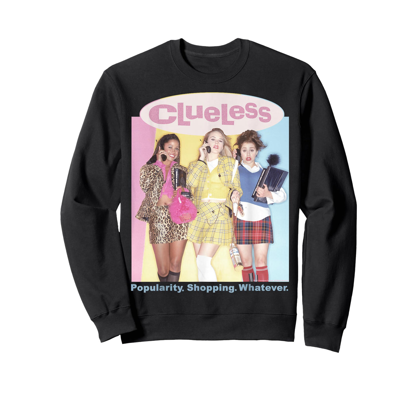 Clueless Cher's Trio Popularity Shopping Graphic T-Shirt T-Shirt