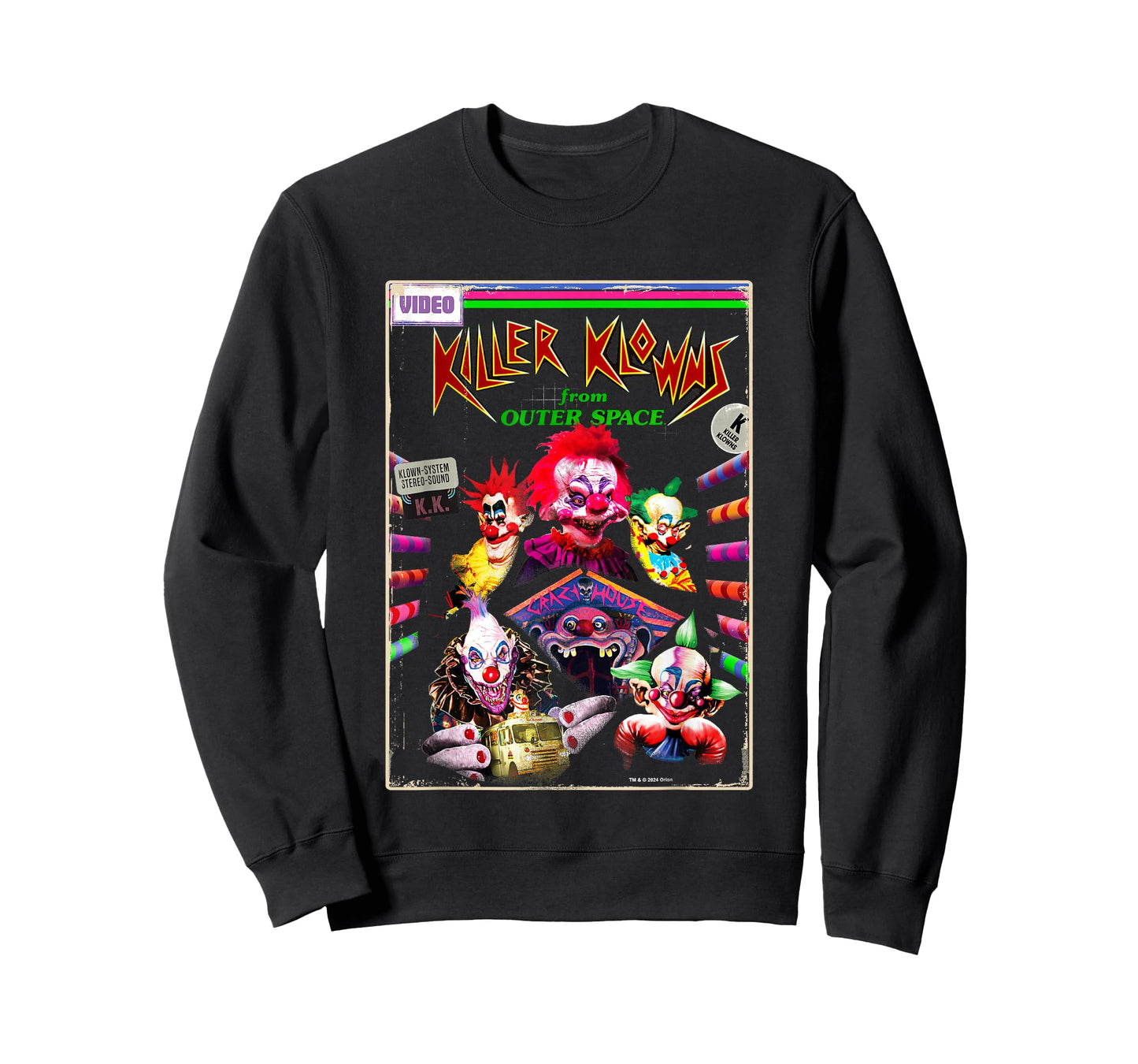 Killer Klowns from Outer Space Klown System Retro Poster T-Shirt