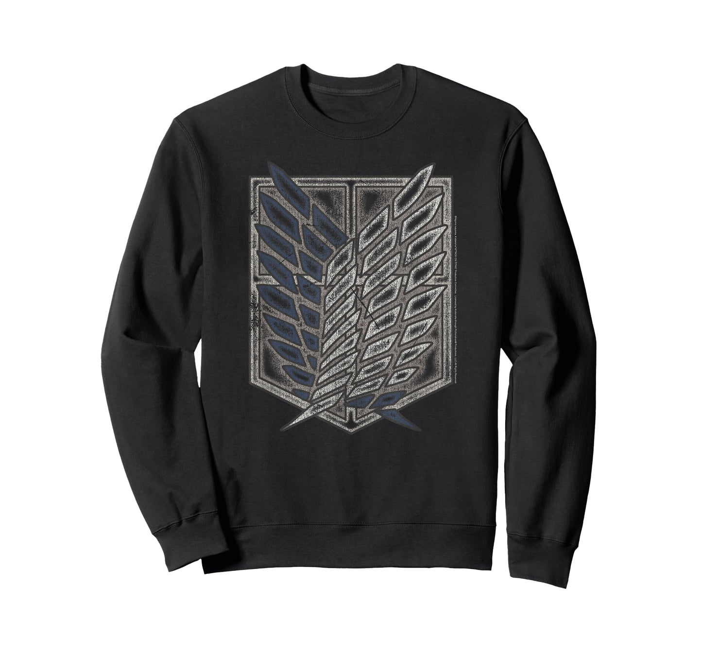 Attack on Titan Season 2 Distressed Scout Symbol Anime T-Shirt