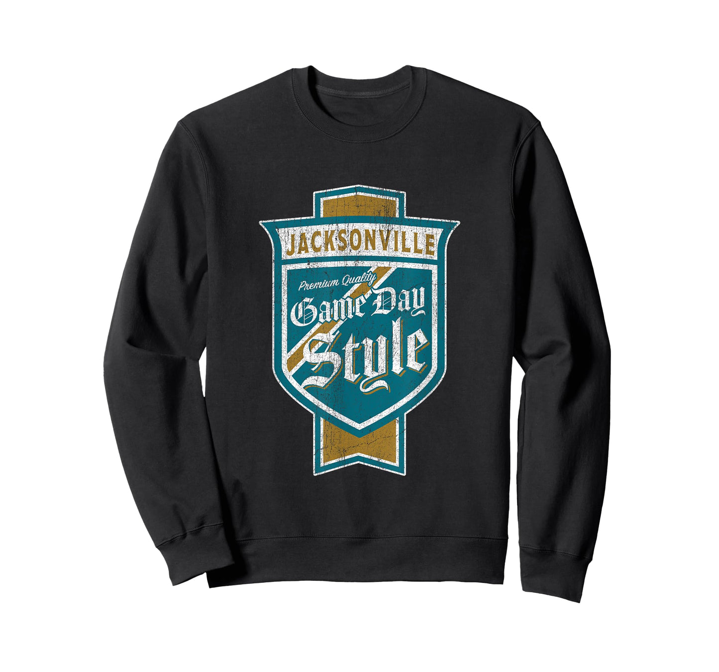 Faded Jacksonville Beer Label T-Shirt - Jacksonville Pride T-Shirt