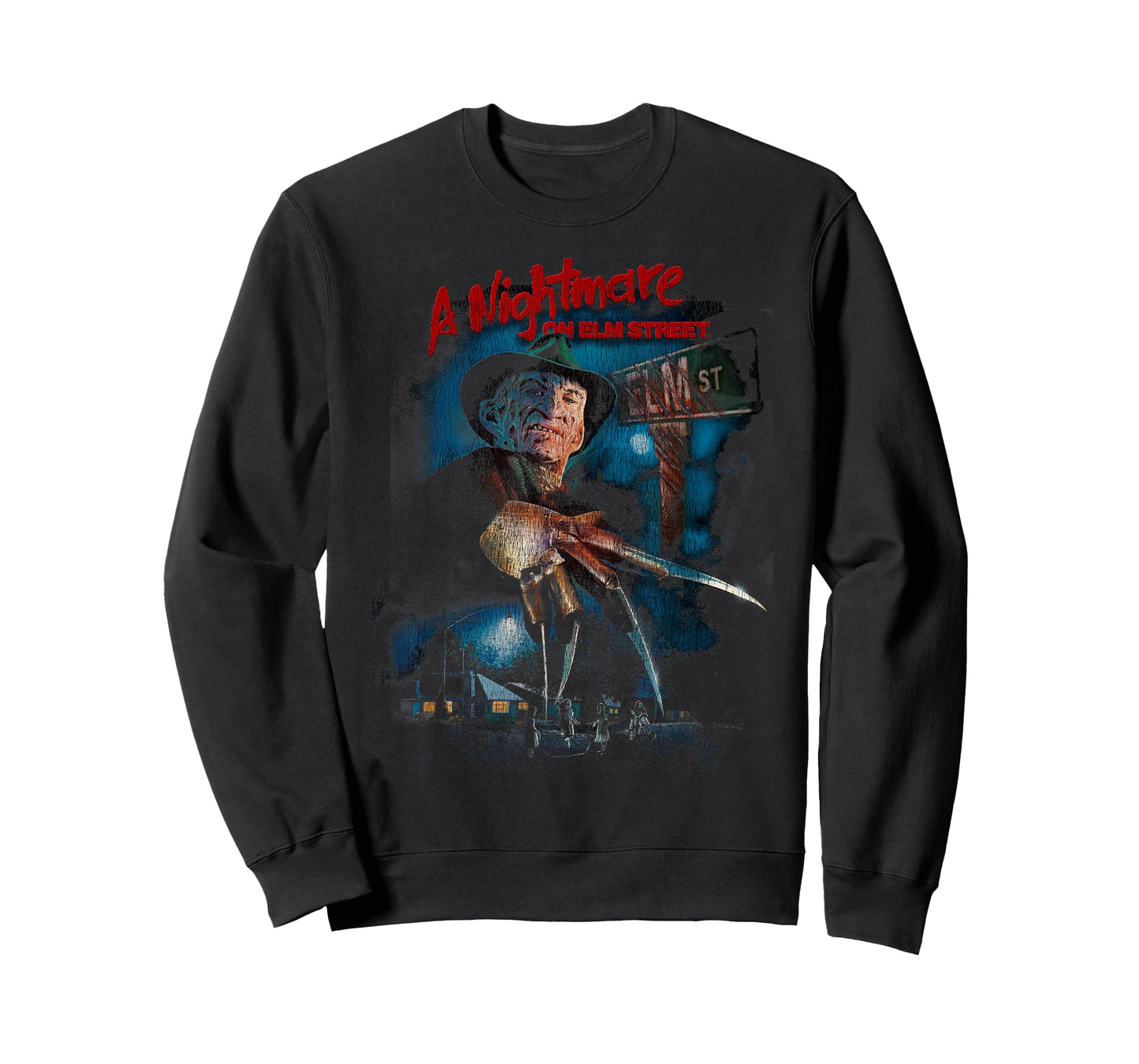 A Nightmare On Elm Street Freddy Poster Fade T-Shirt
