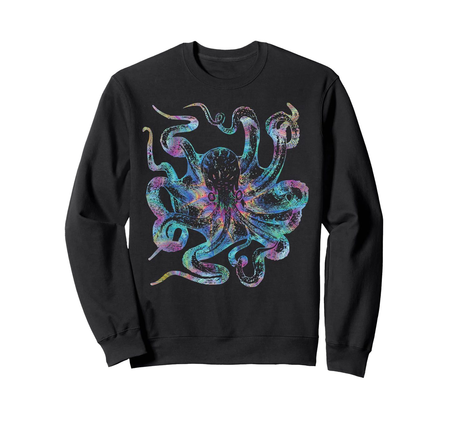 Psychedelic Octopus Gift - Colorful Trippy Kraken Ocean Sea T-Shirt
