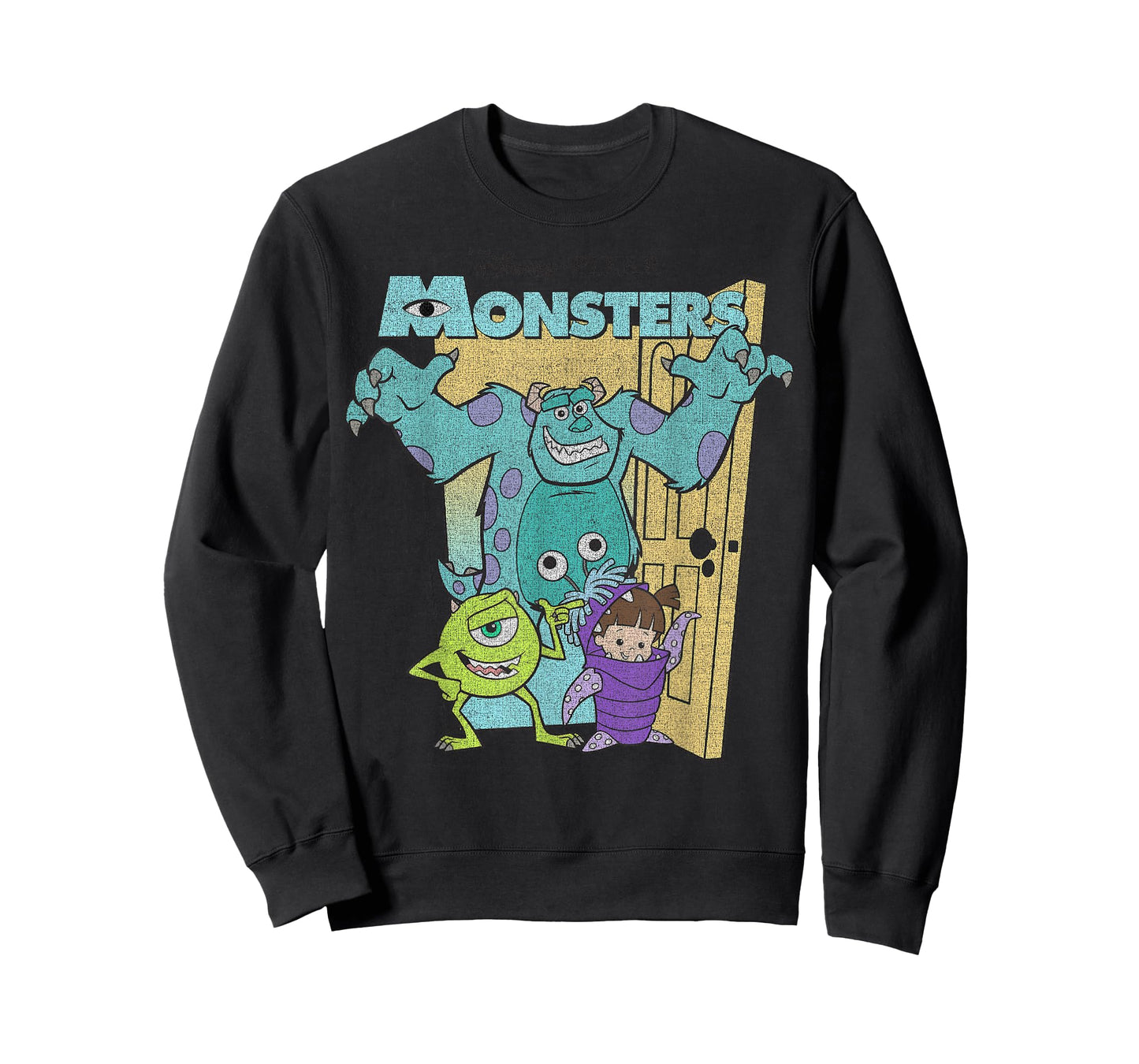 Disney Pixar Monsters Inc. Mike Sully Boo Group Poster T-Shirt