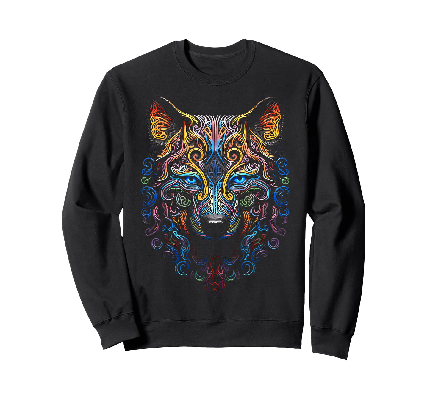 Wolf Animal Motif Artwork Wolf T-Shirt
