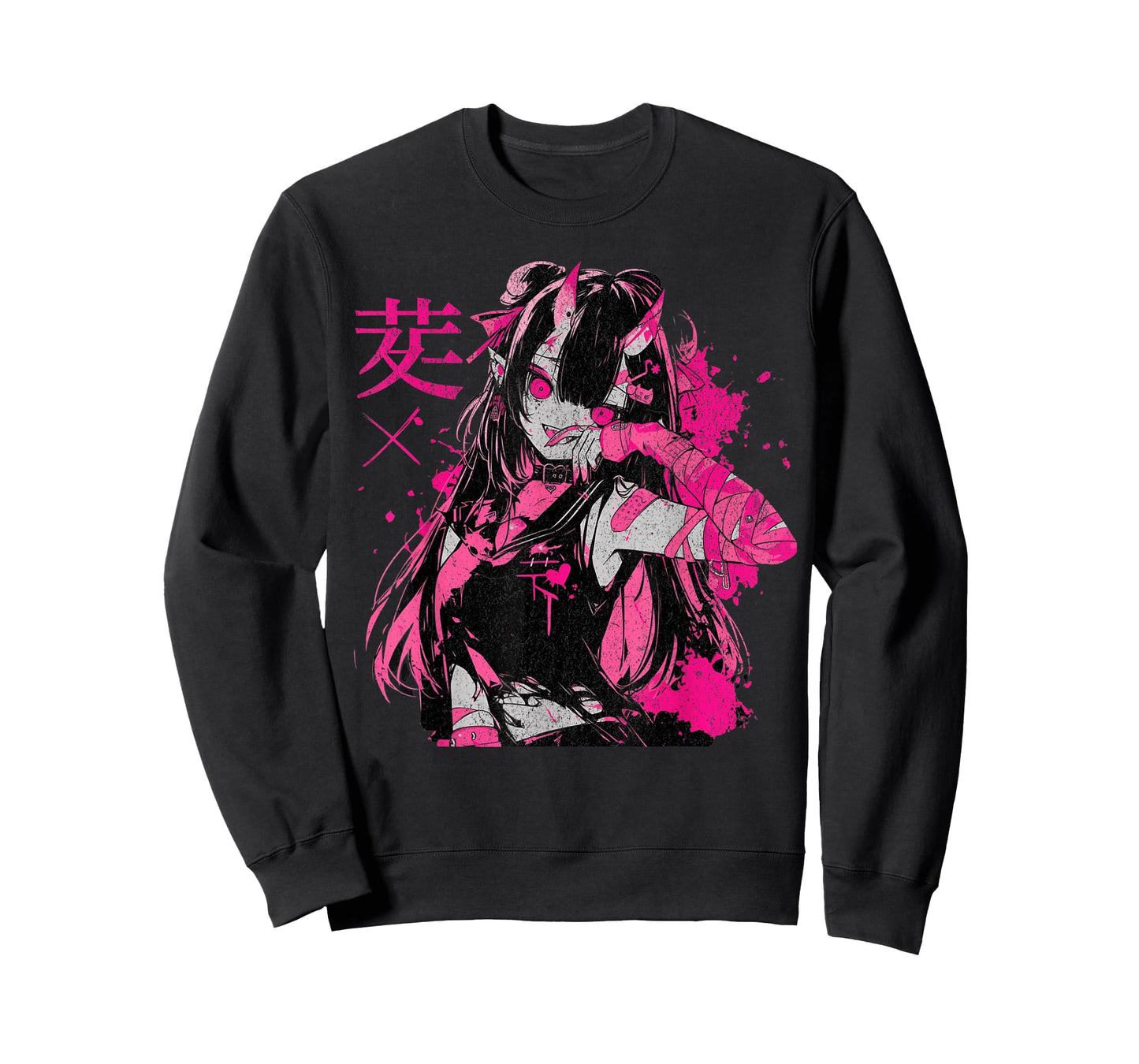Alternative Vaporwave Gothic Sad Alt Grunge Woman Goth Grunge Demon Anime Girl Waifu Horror Alt Aesthetic T-Shirt