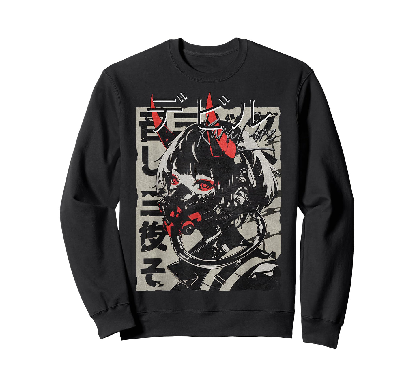Japan Streetwear Cyberpunk Y2K Techwear Retro Manga Anime T-Shirt